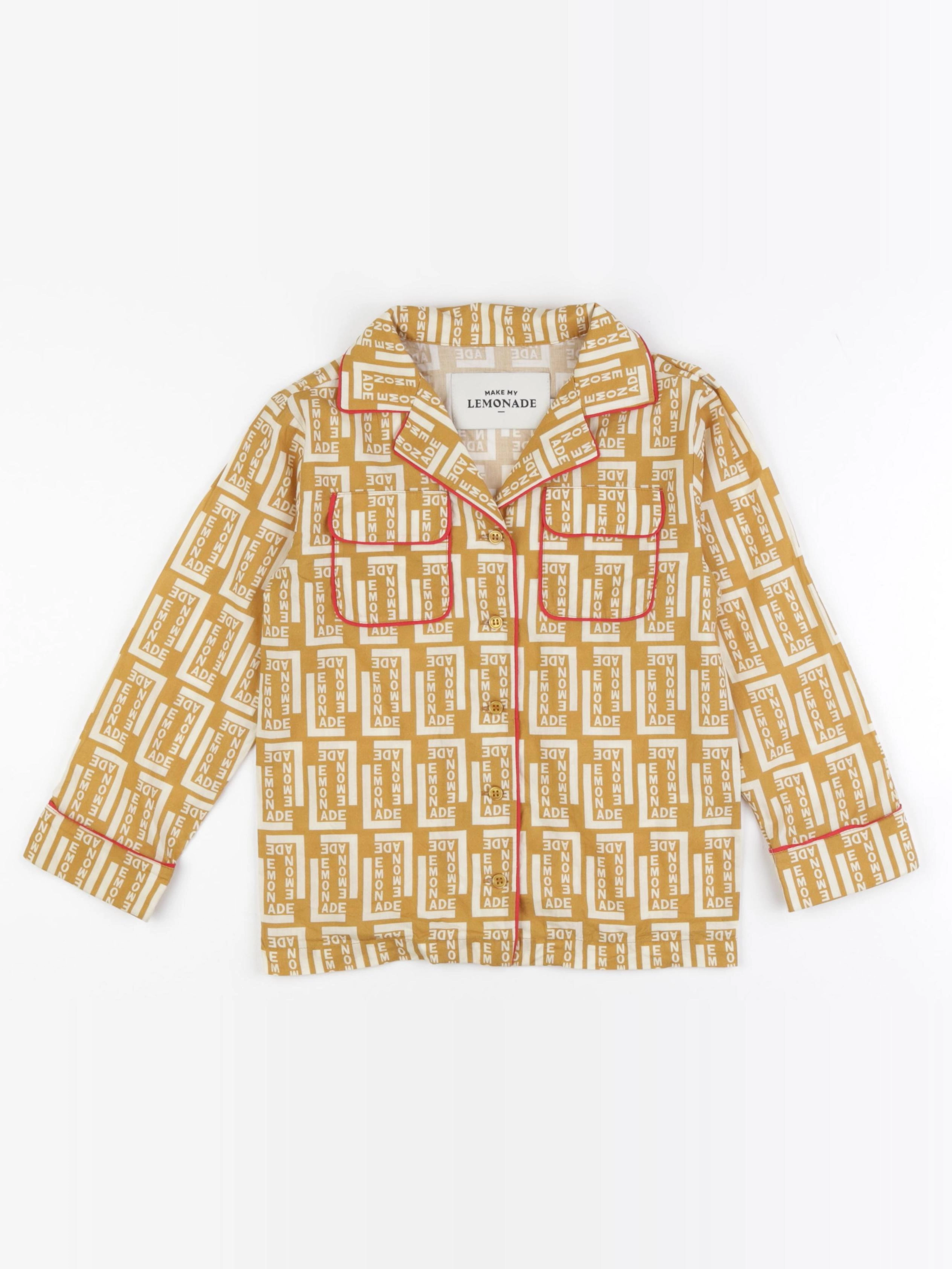 Make my lemonade - chemise jaune - 6 ans