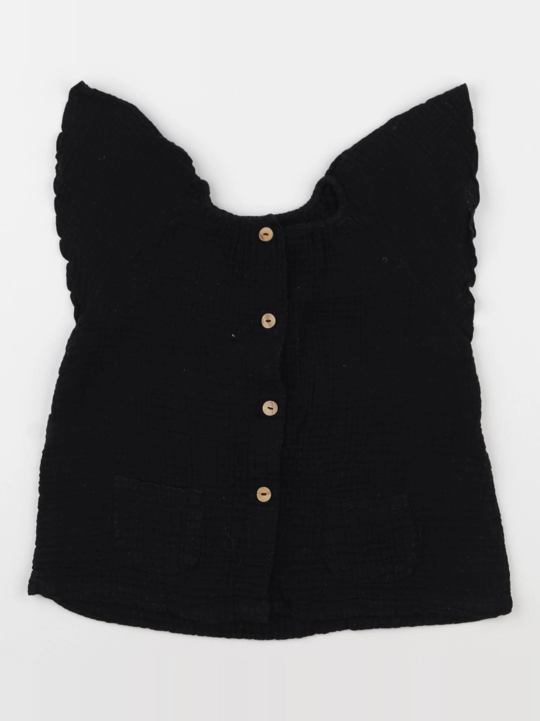 Zara - blouse noir - 2/3 ans
