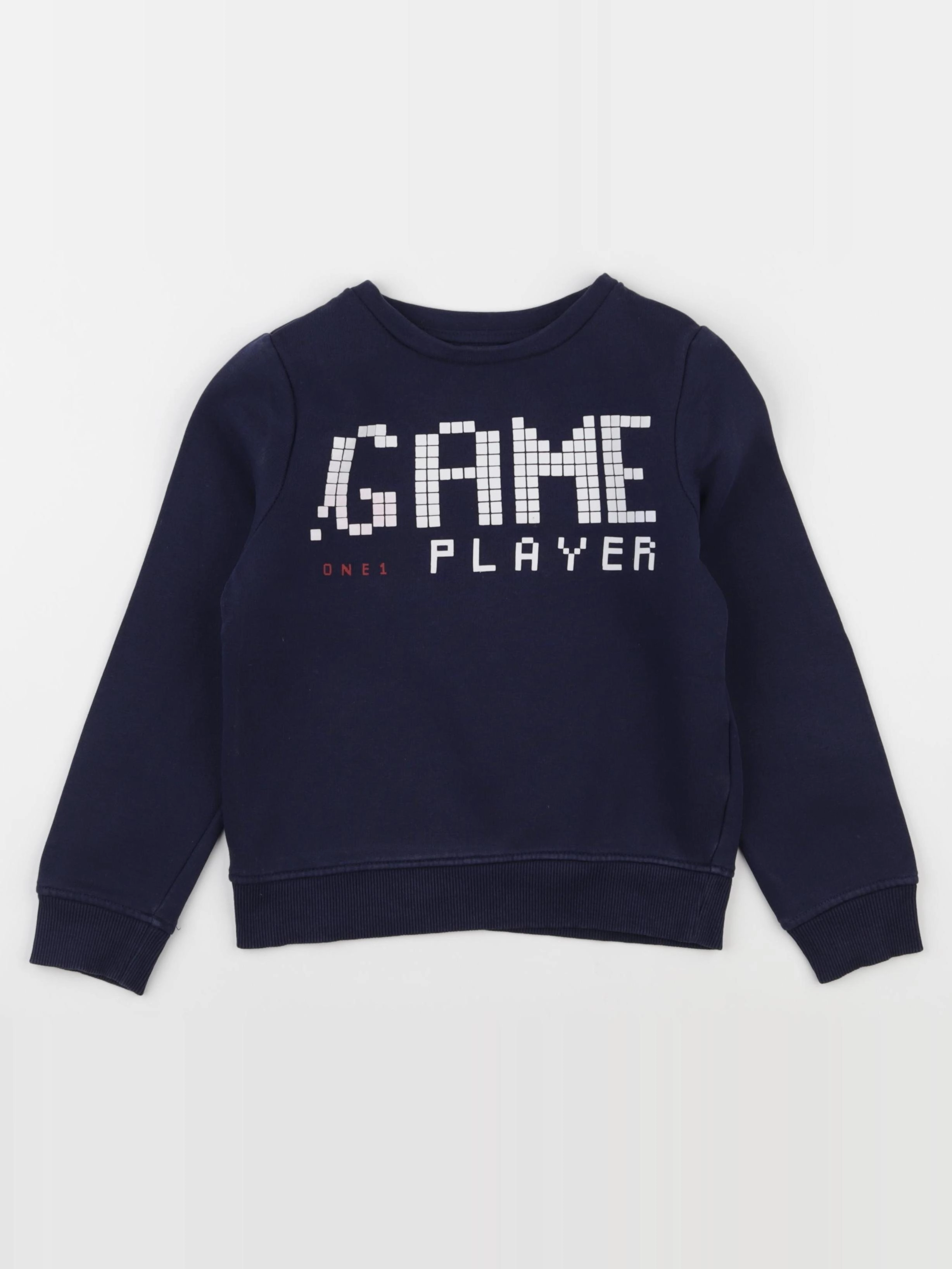 Galeries Lafayette - sweat bleu - 8 ans