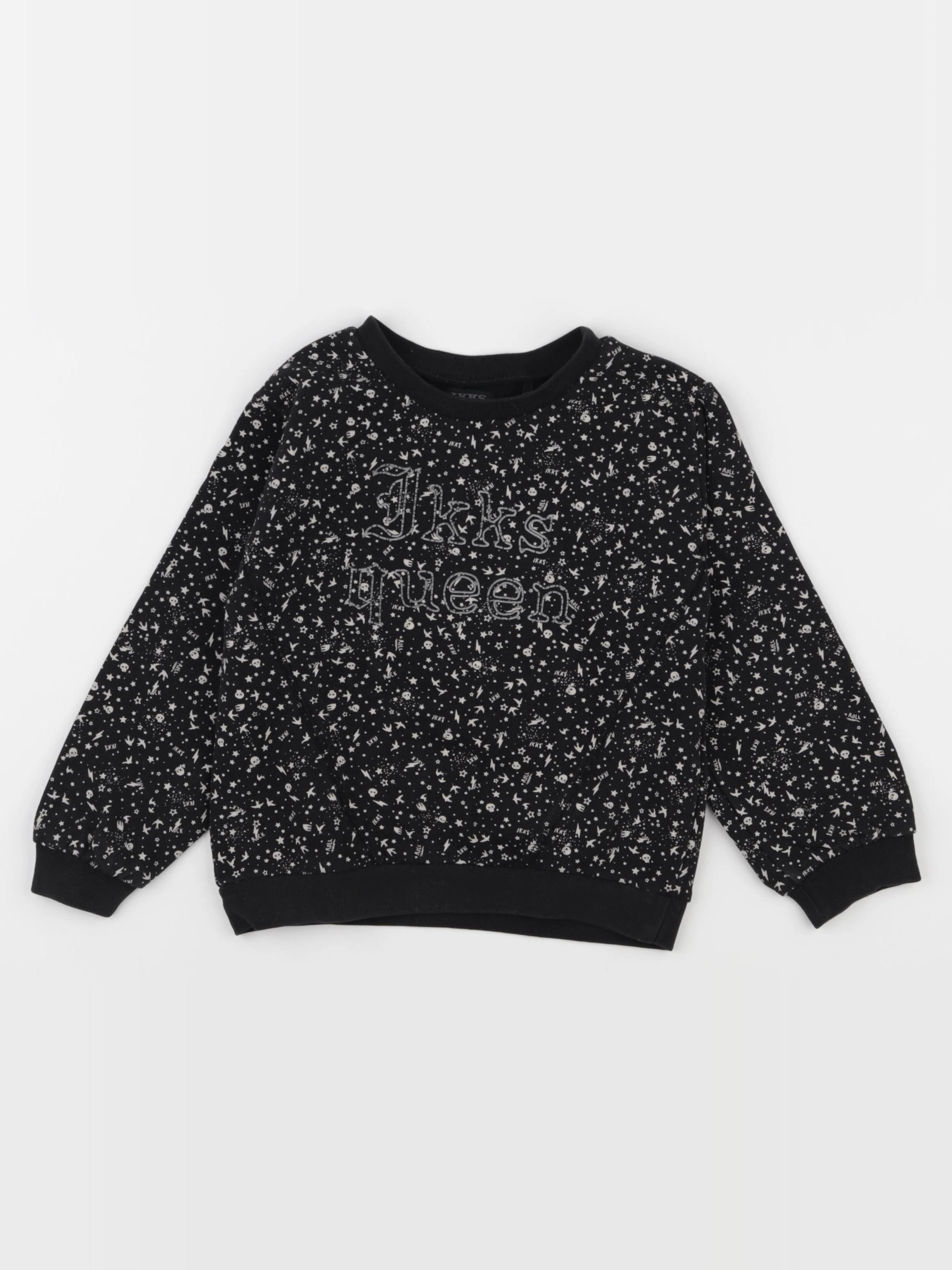 IKKS - sweat noir - 4 ans