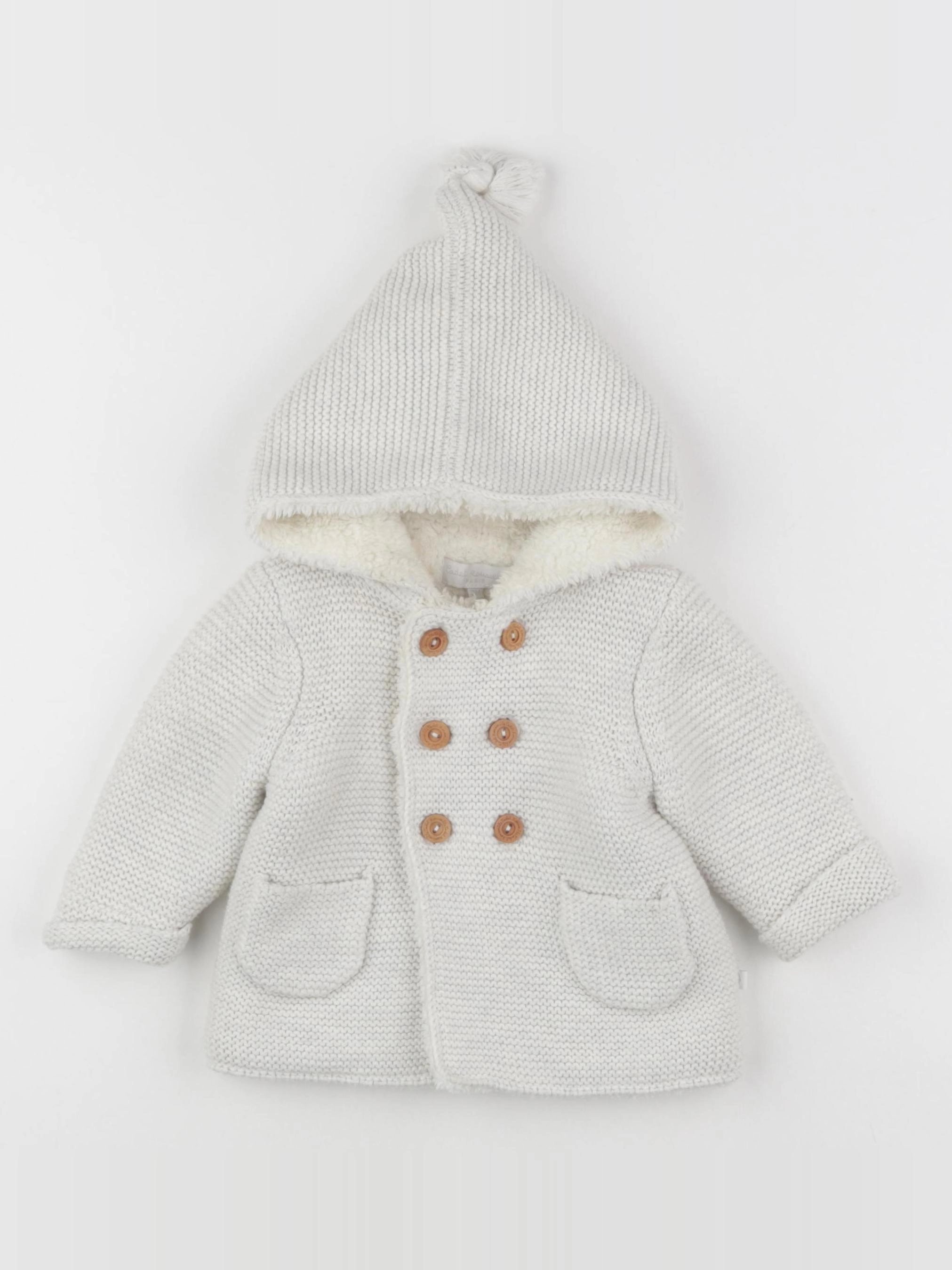 Cadet Rousselle - veste doublé beige - 3 mois