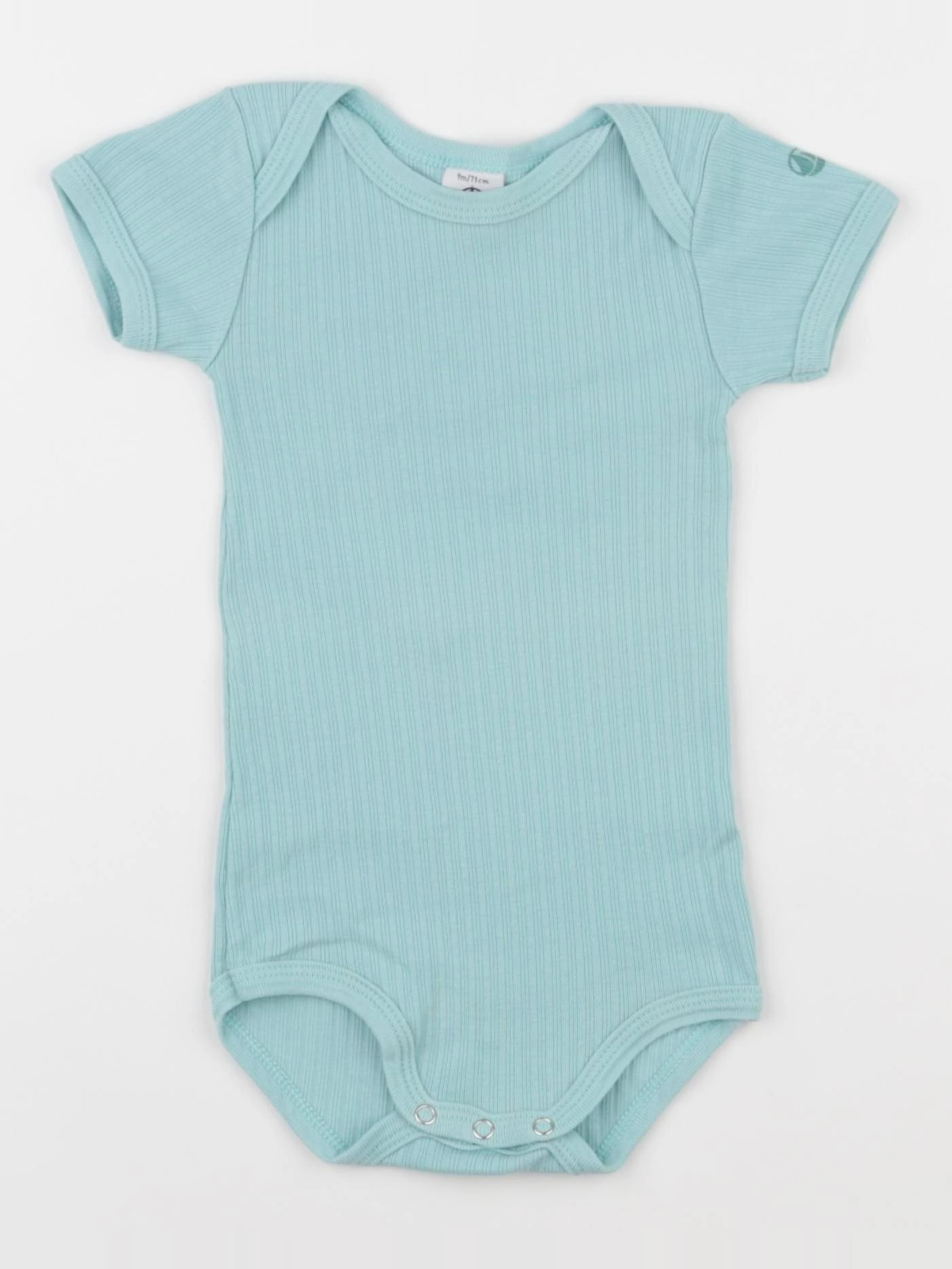 Petit Bateau - body bleu - 9 mois