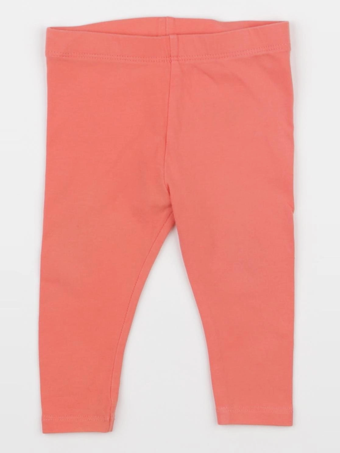Vertbaudet - legging orange - 6 mois