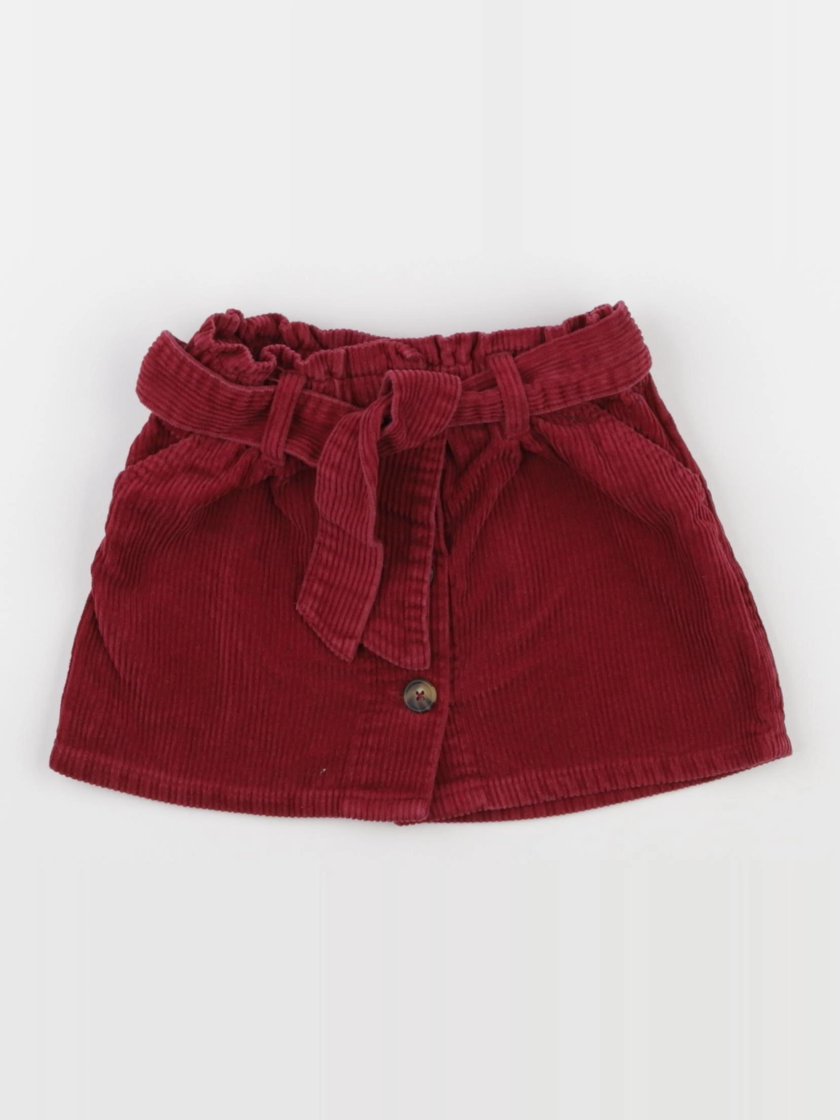 Vertbaudet - jupe rouge - 4 ans