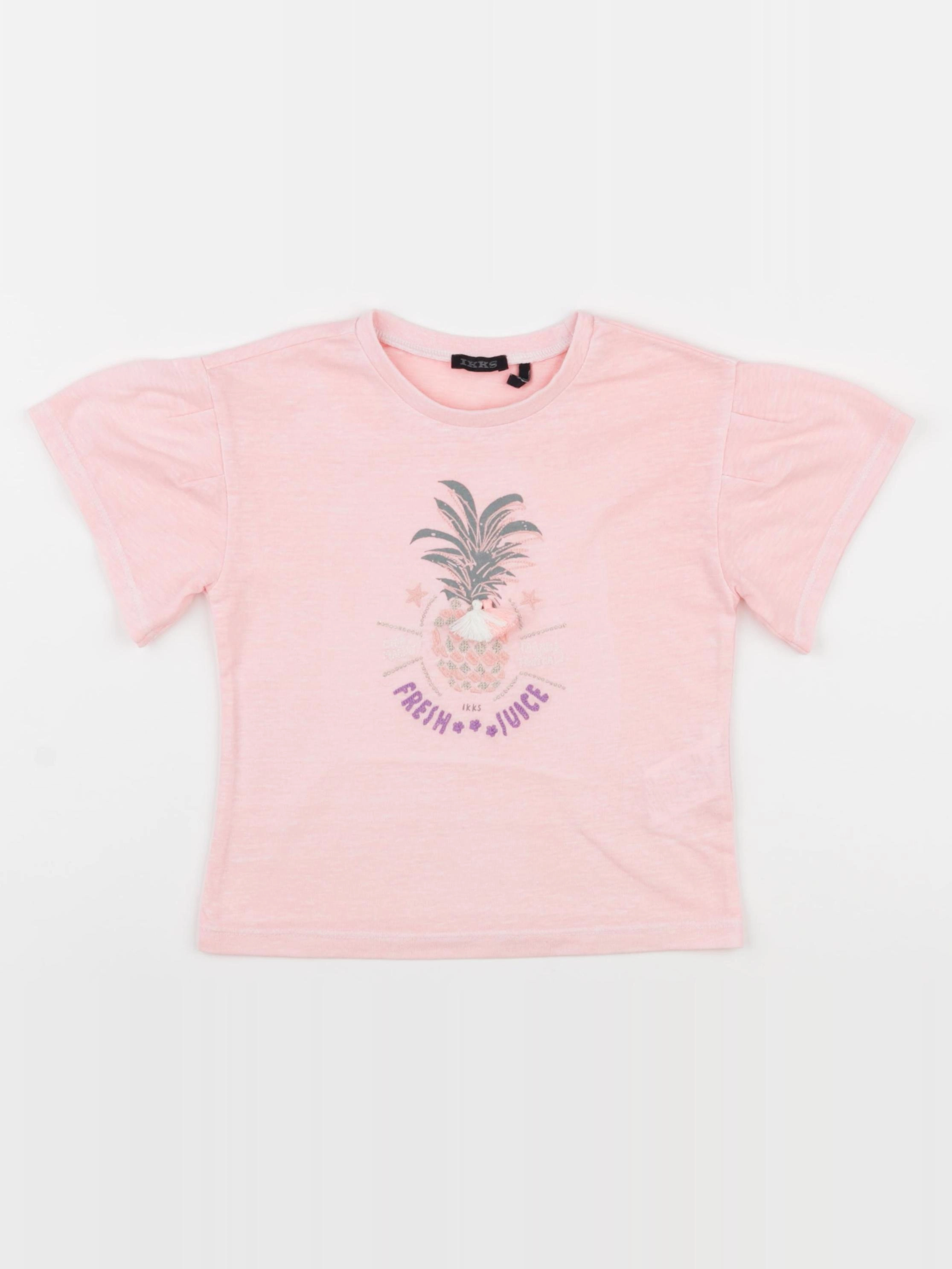IKKS - tee-shirt rose - 3 ans