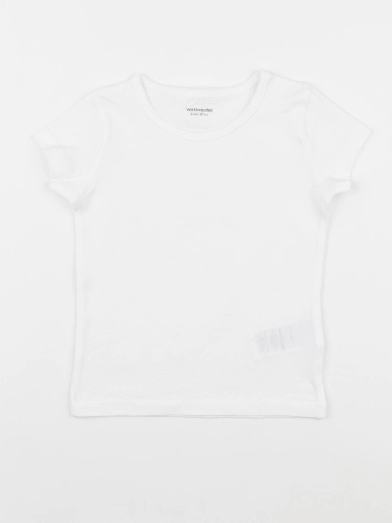 Vertbaudet - maillot de corps blanc - 3 ans