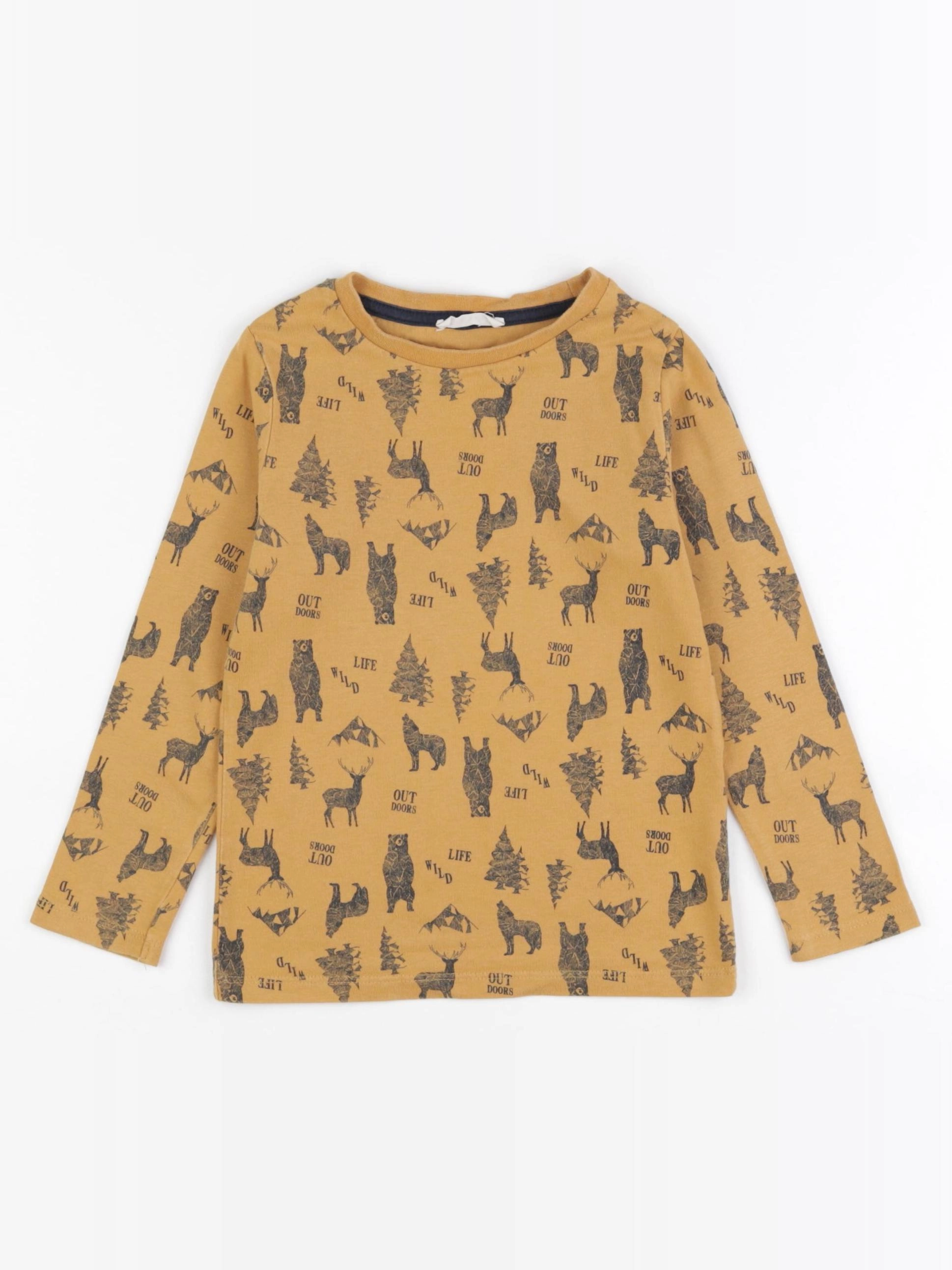 Little Cigogne - tee-shirt jaune - 4 ans