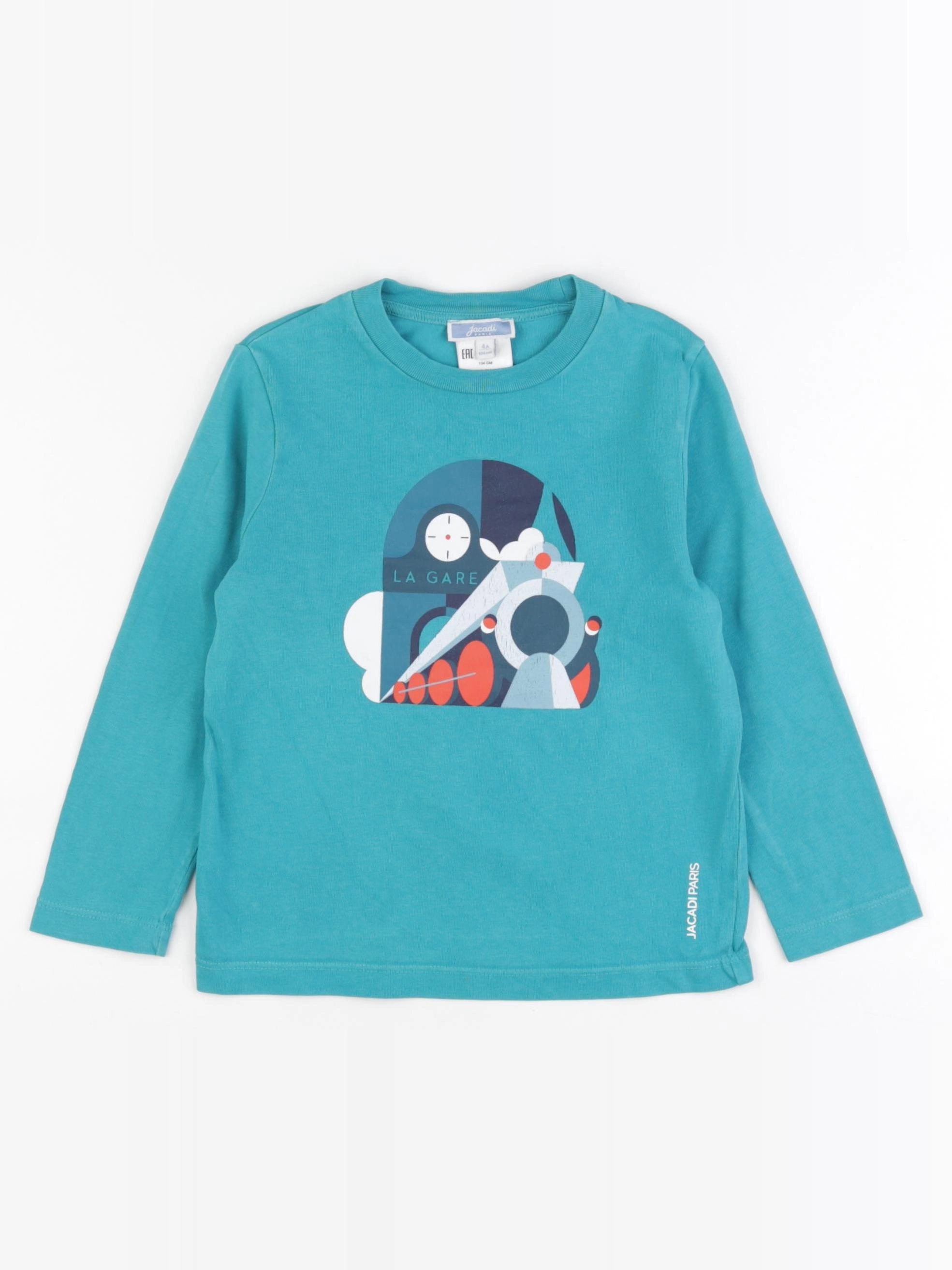 Jacadi - tee-shirt bleu - 4 ans