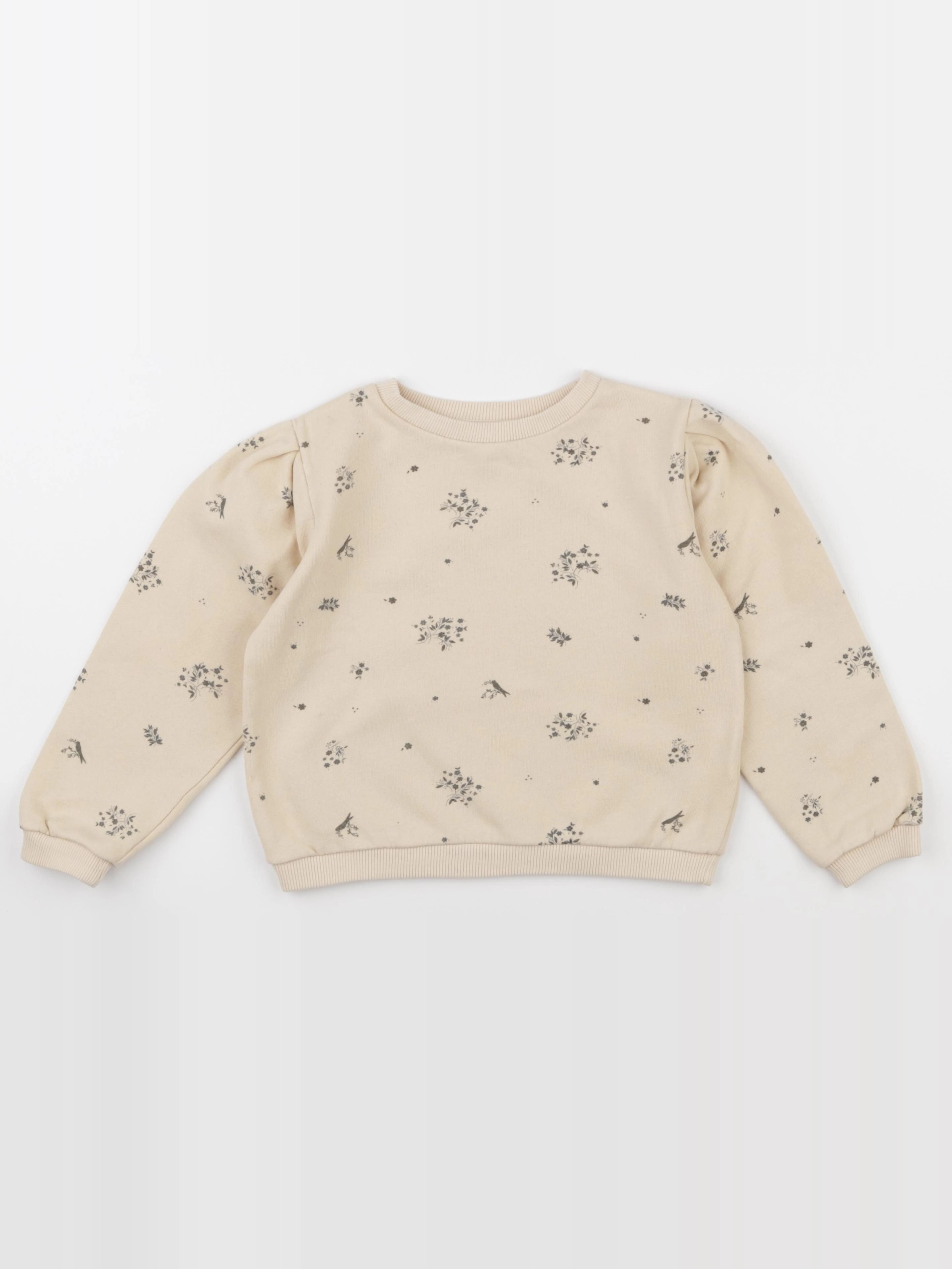 Emile et Ida - sweat beige - 6 ans