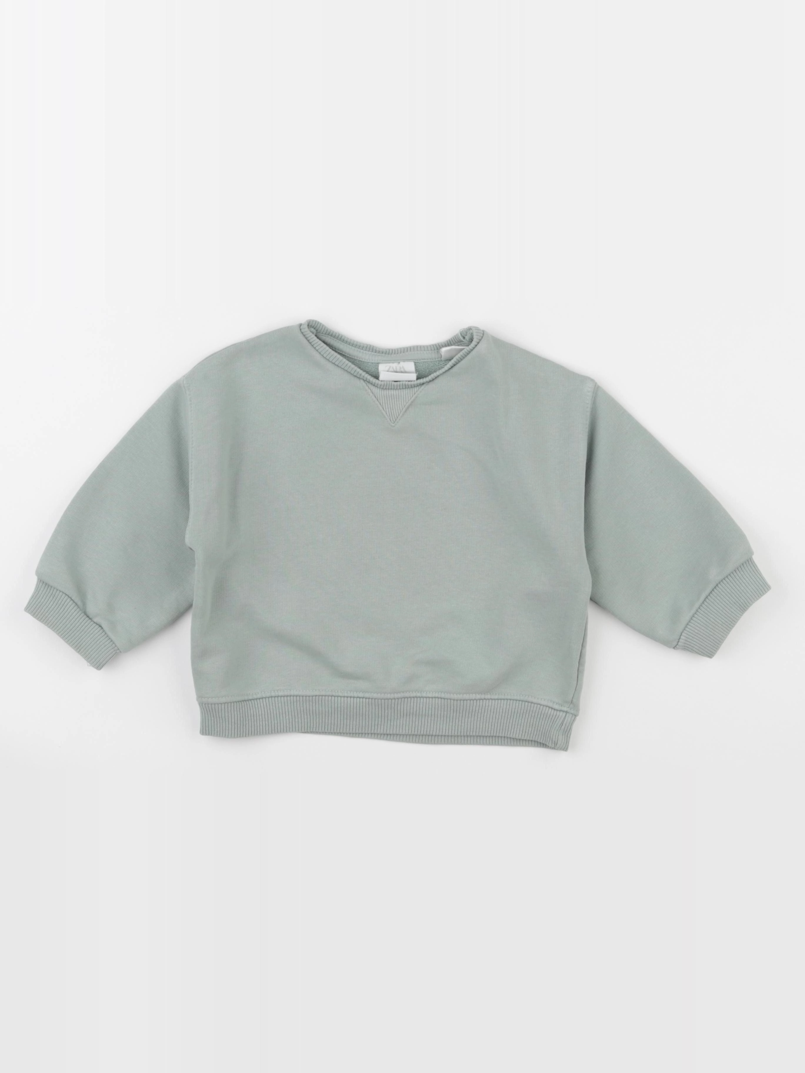 Zara - sweat vert - 18/24 mois