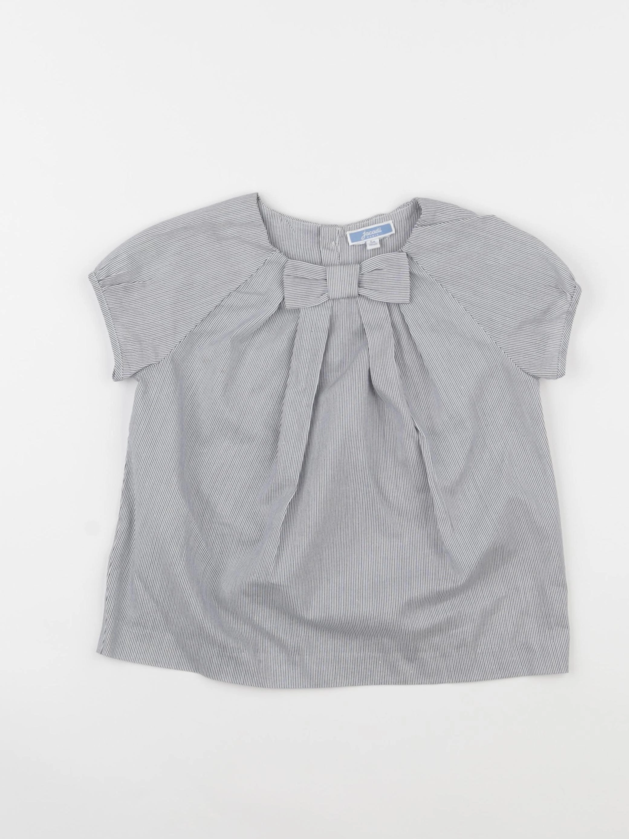 Jacadi - blouse bleu, blanc - 5 ans