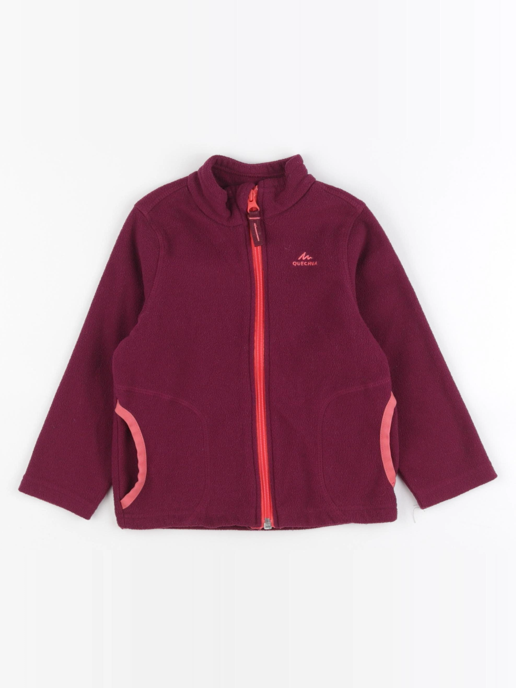 Decathlon ski - polaire violet - 2/3 ans