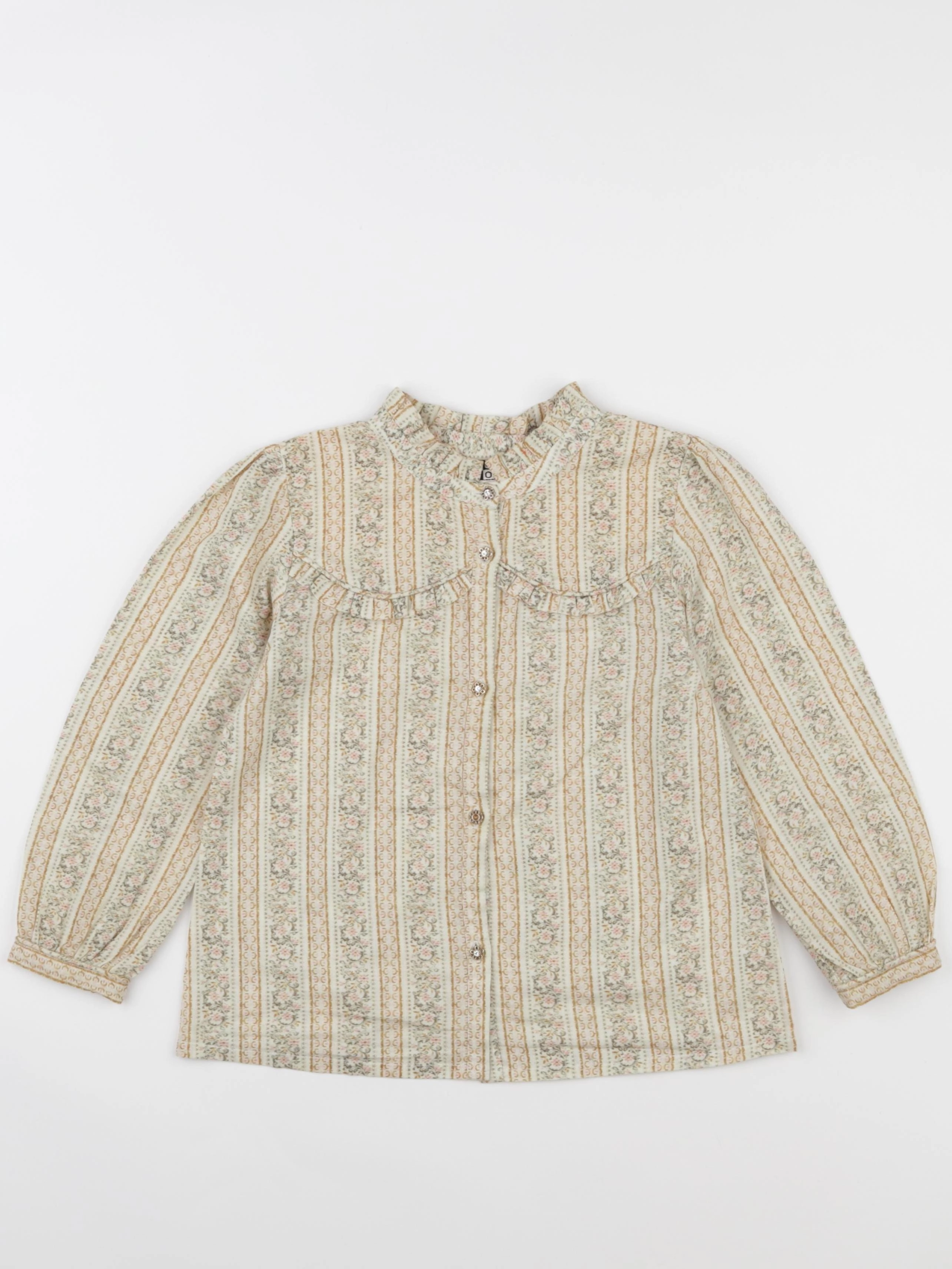 Bonton - blouse jaune, vert, rose - 6 ans