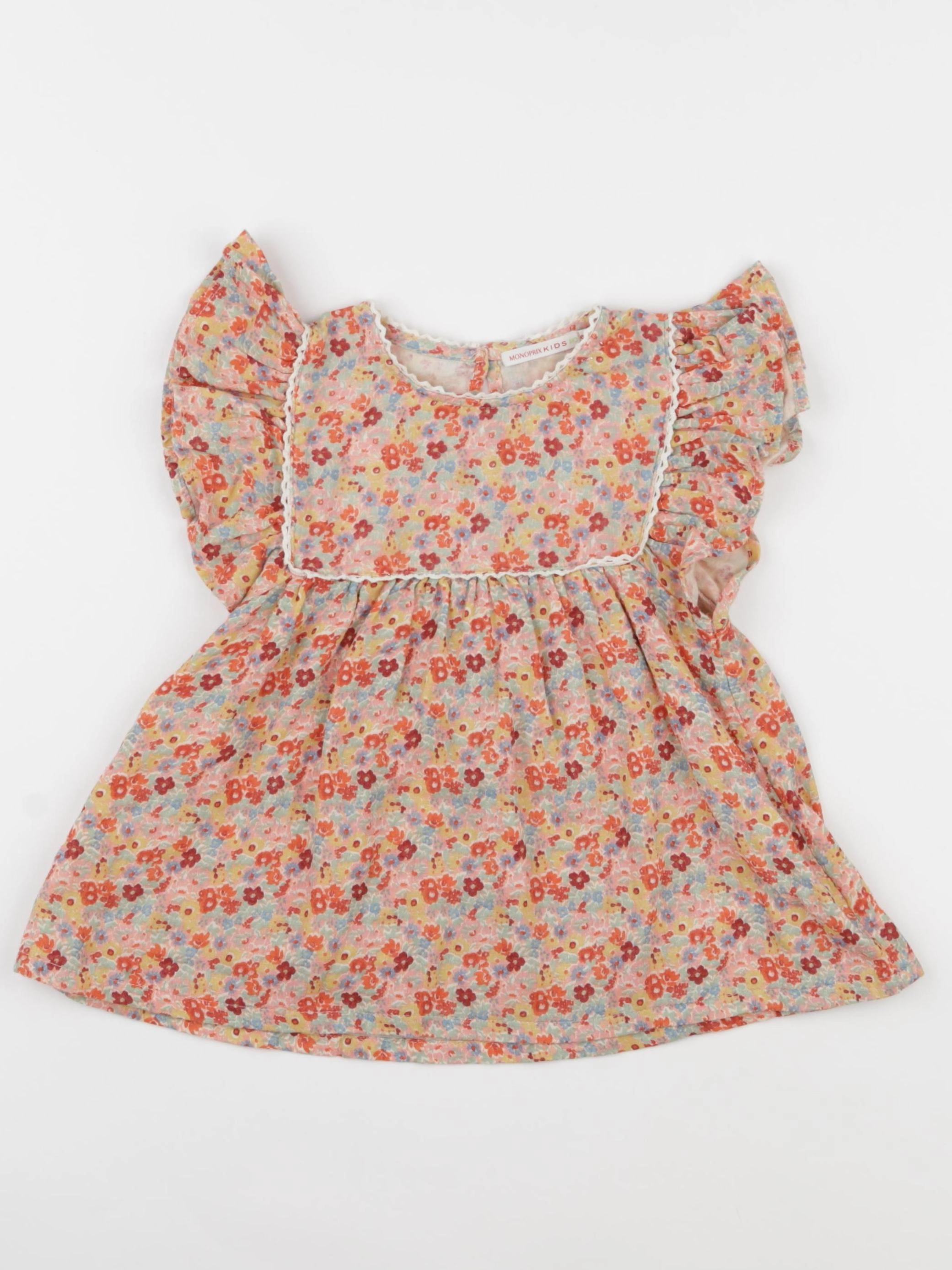 Monoprix - blouse multicolore - 6 ans