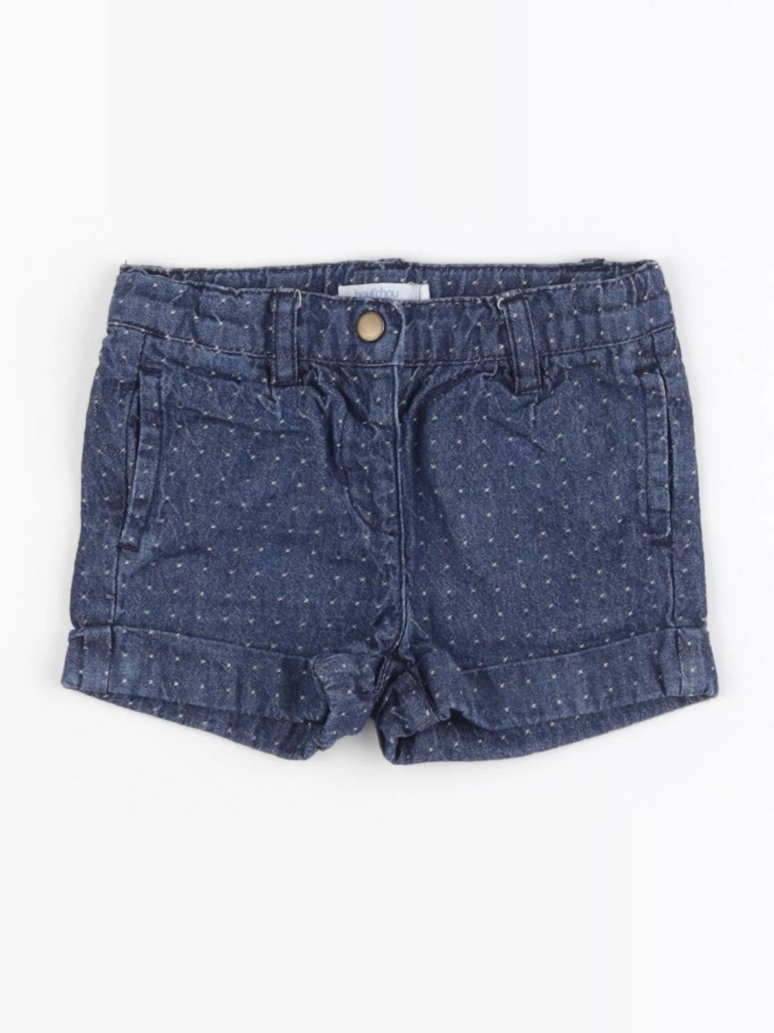 Boutchou - short bleu - 6 mois