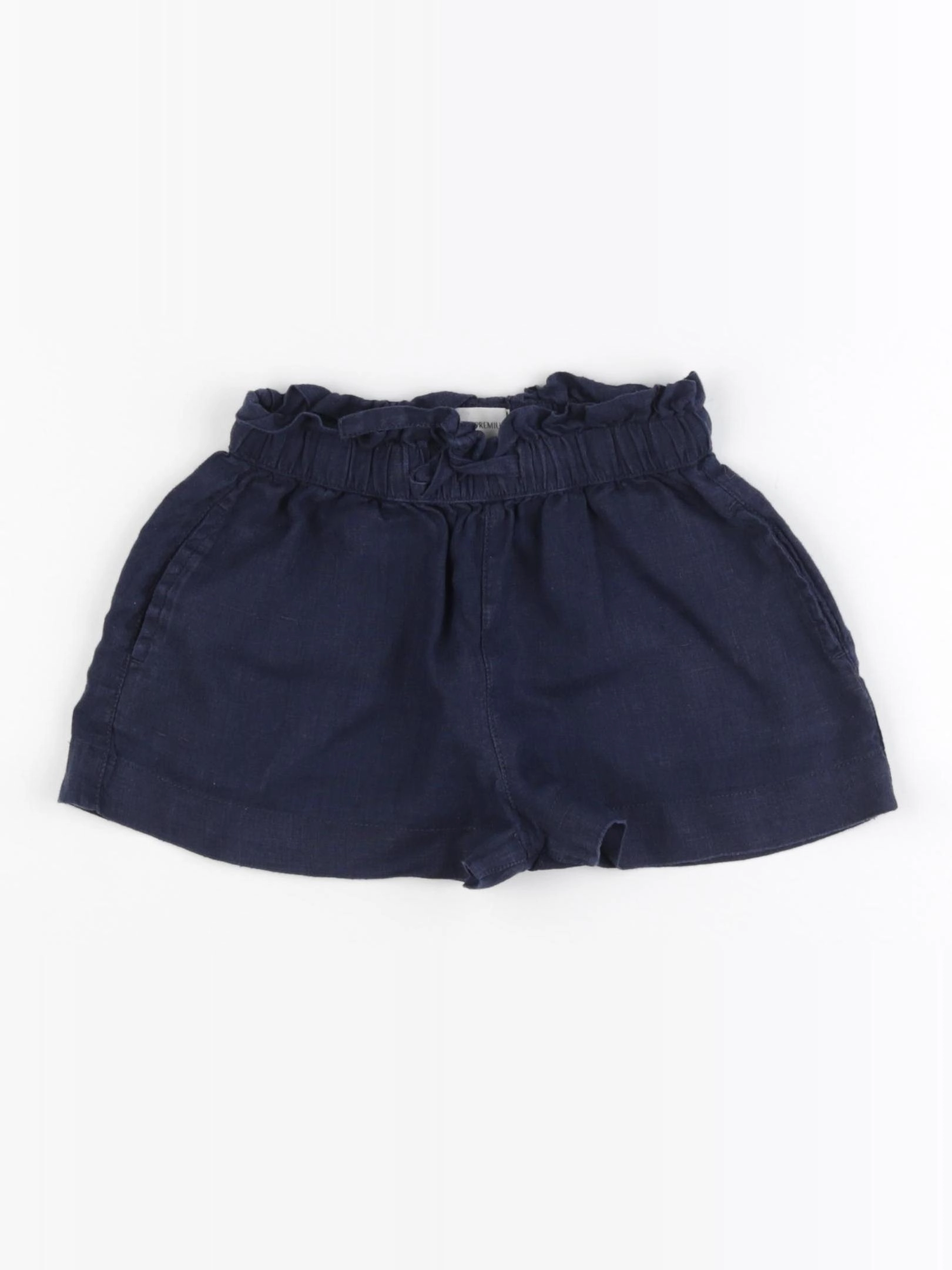 Monoprix - short bleu - 3 ans