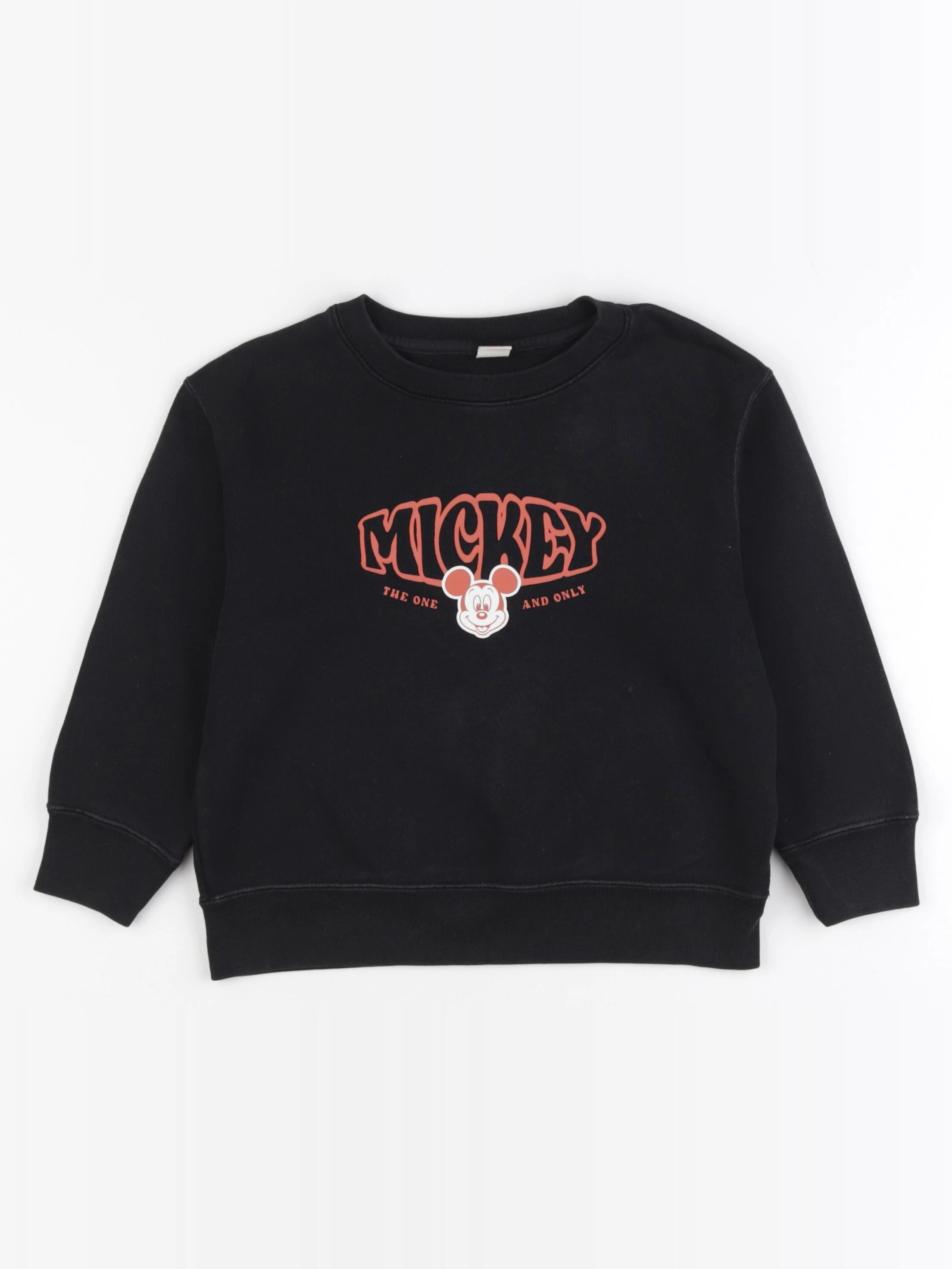 Uniqlo - sweat noir - 3/4 ans