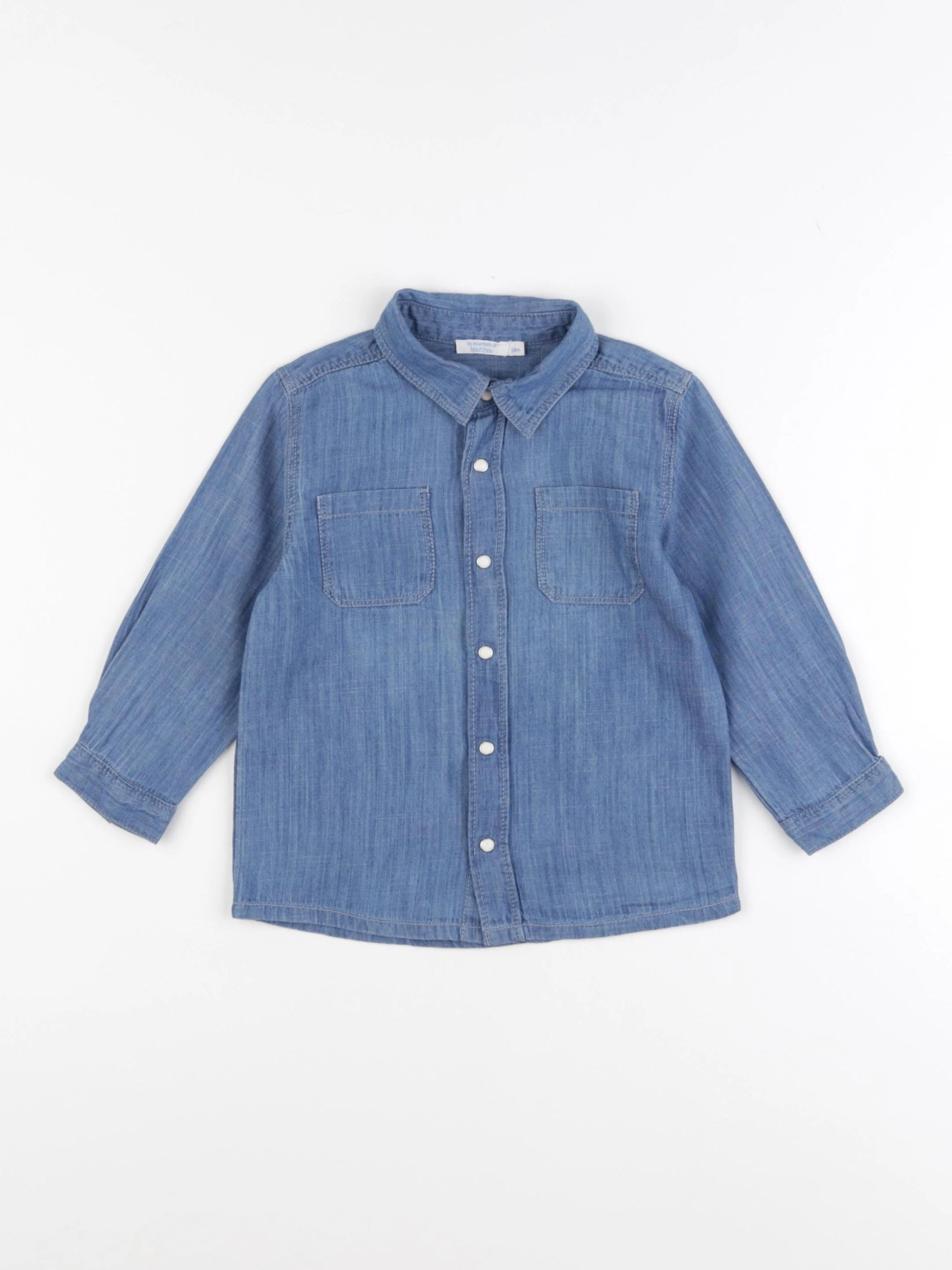 Boutchou - blouse bleu - 24 mois