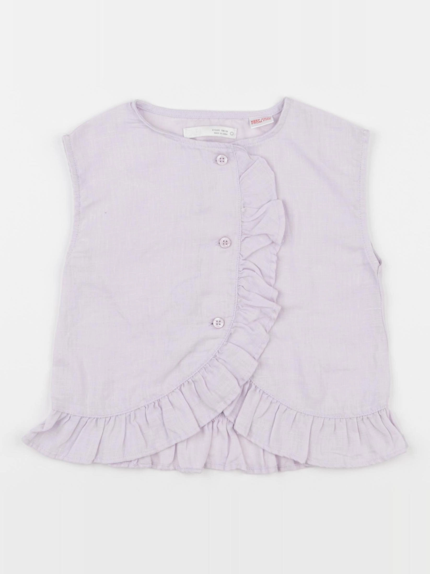 Zara - blouse violet - 4 ans