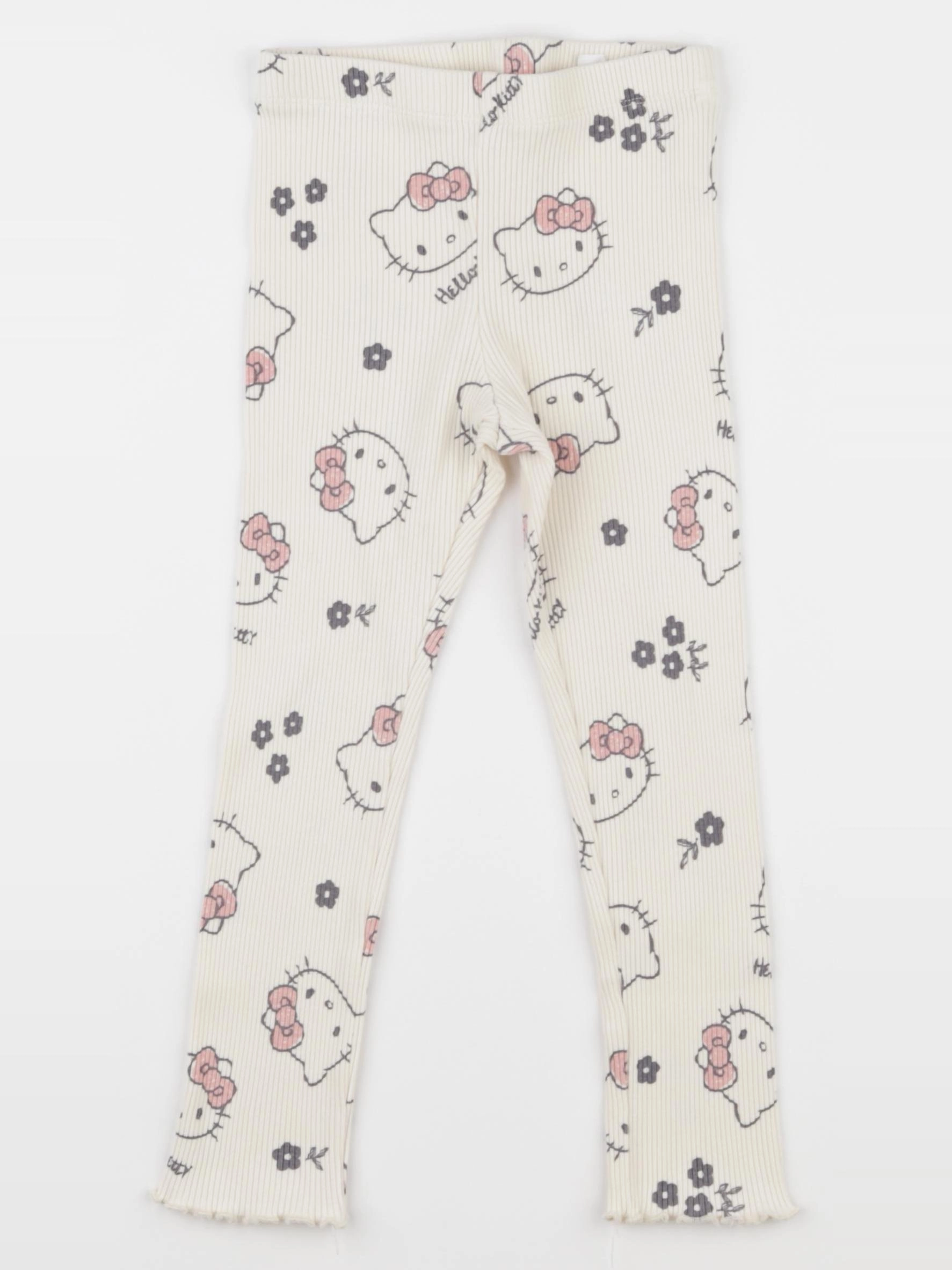 H&M - legging beige - 4/5 ans