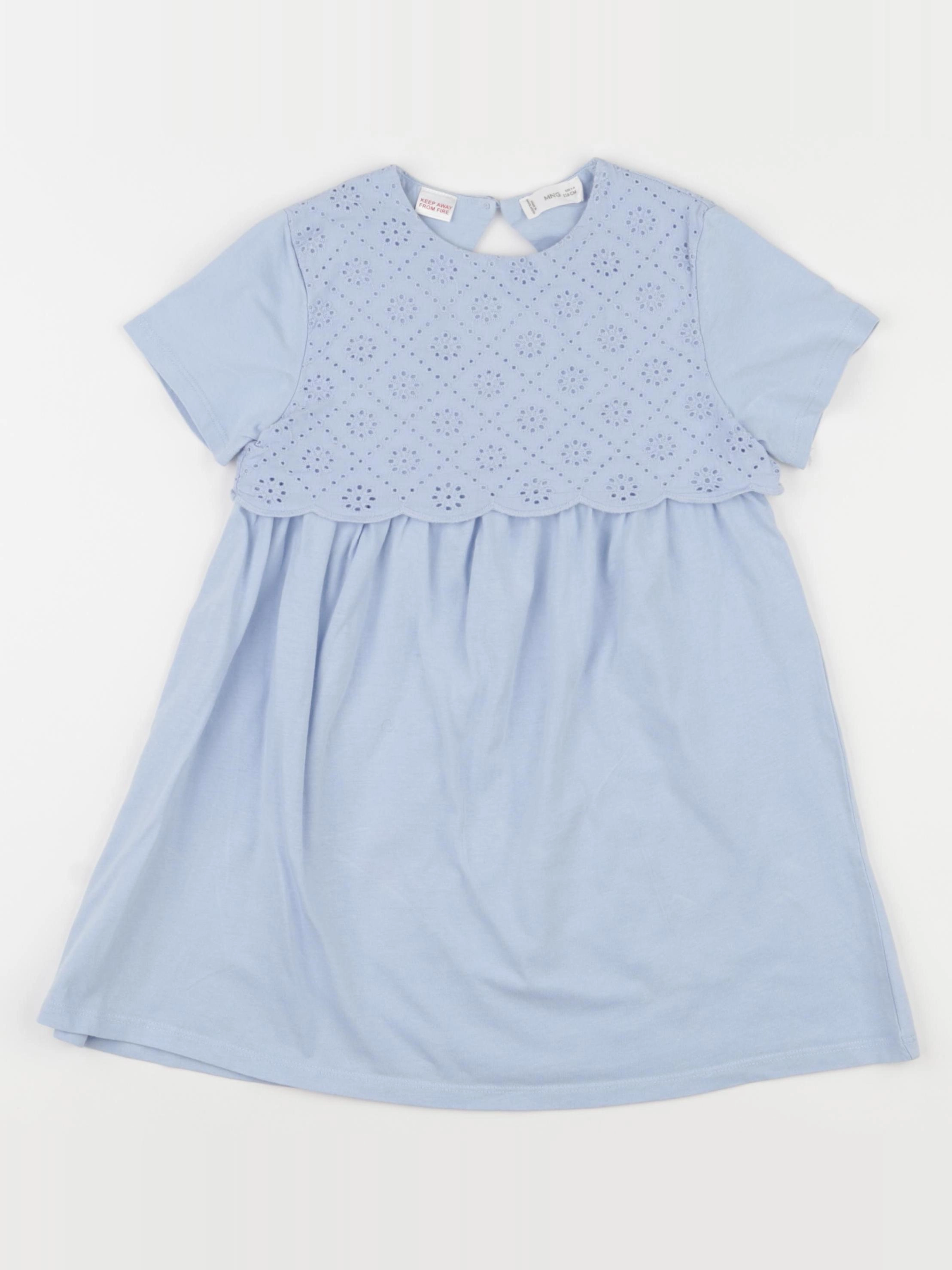 Mango - robe bleu - 5/6 ans