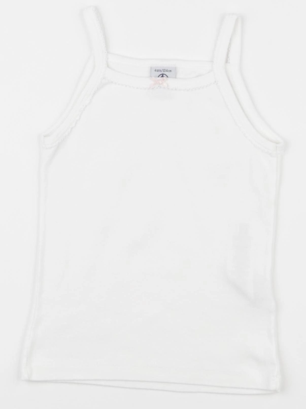 Petit Bateau - maillot de corps blanc - 4 ans