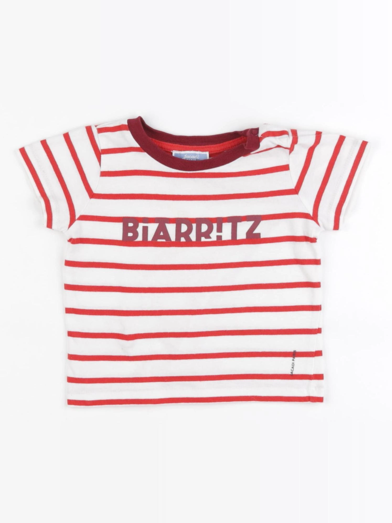 Jacadi - tee-shirt rouge - 12 mois