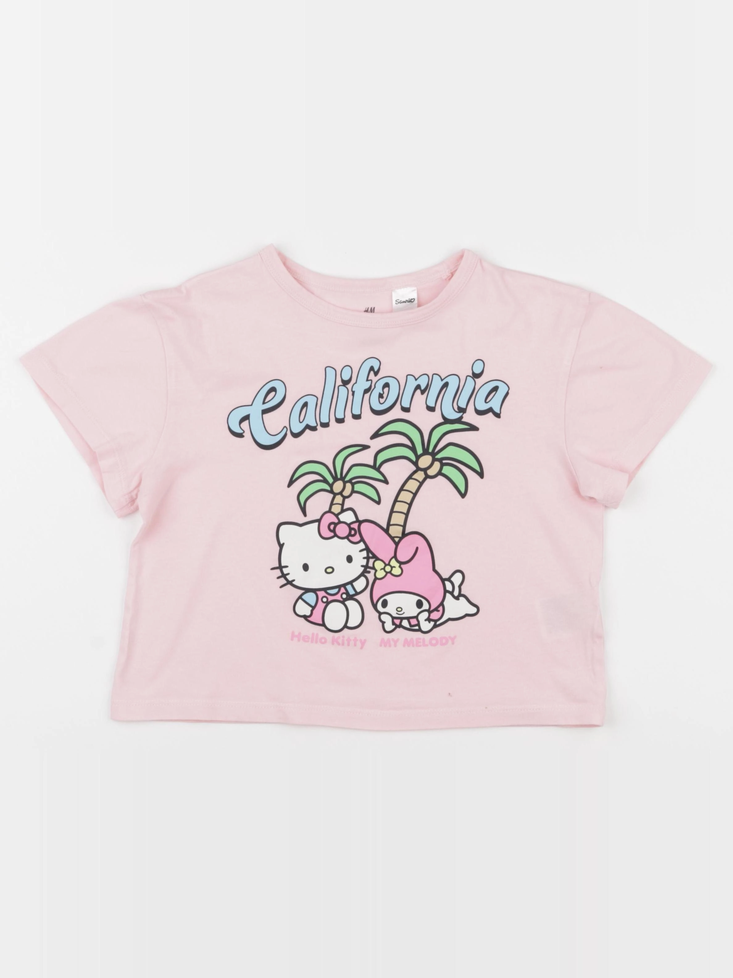 H&M - tee-shirt rose - 4/6 ans