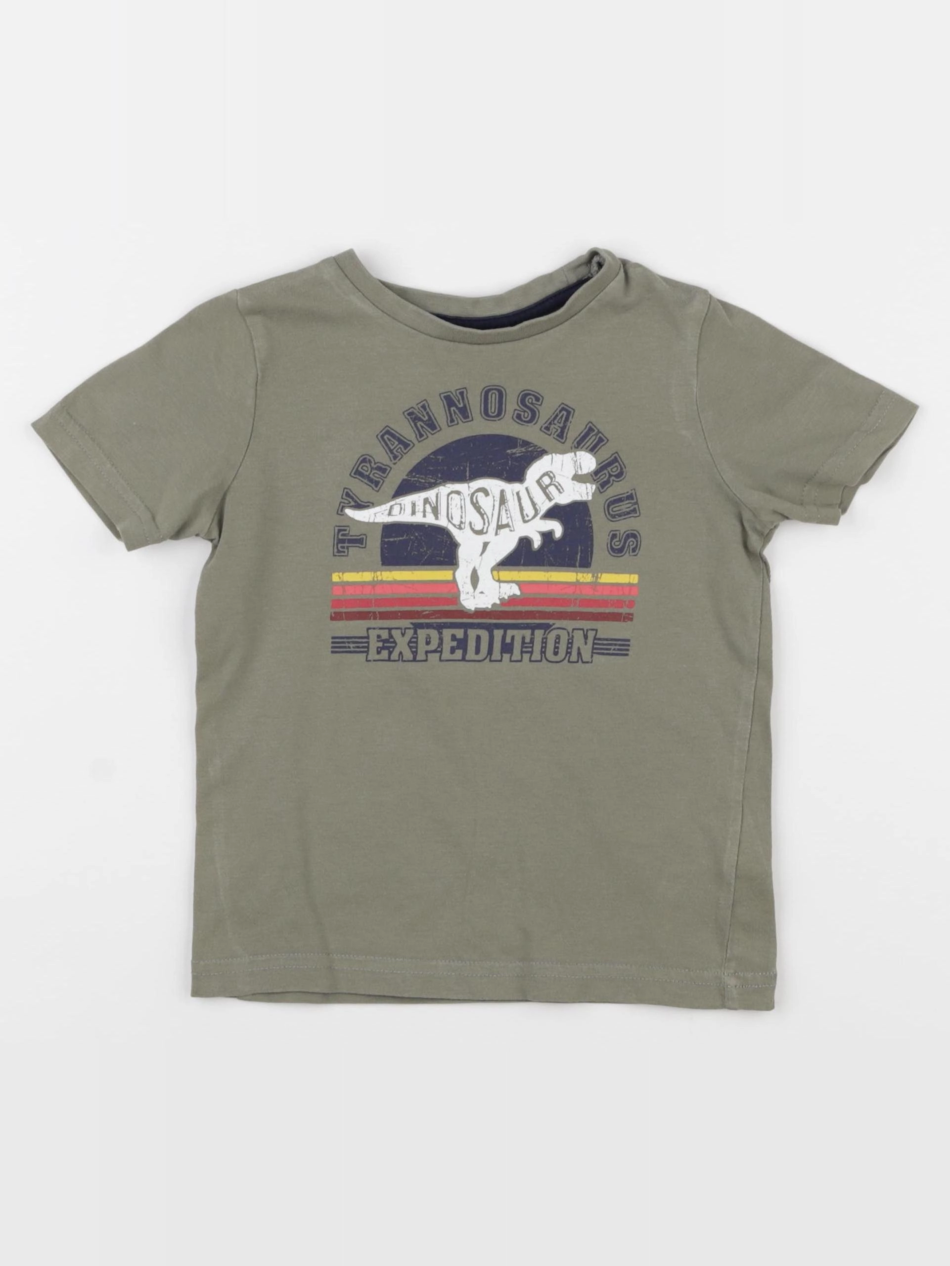 Vertbaudet - tee-shirt vert - 3 ans