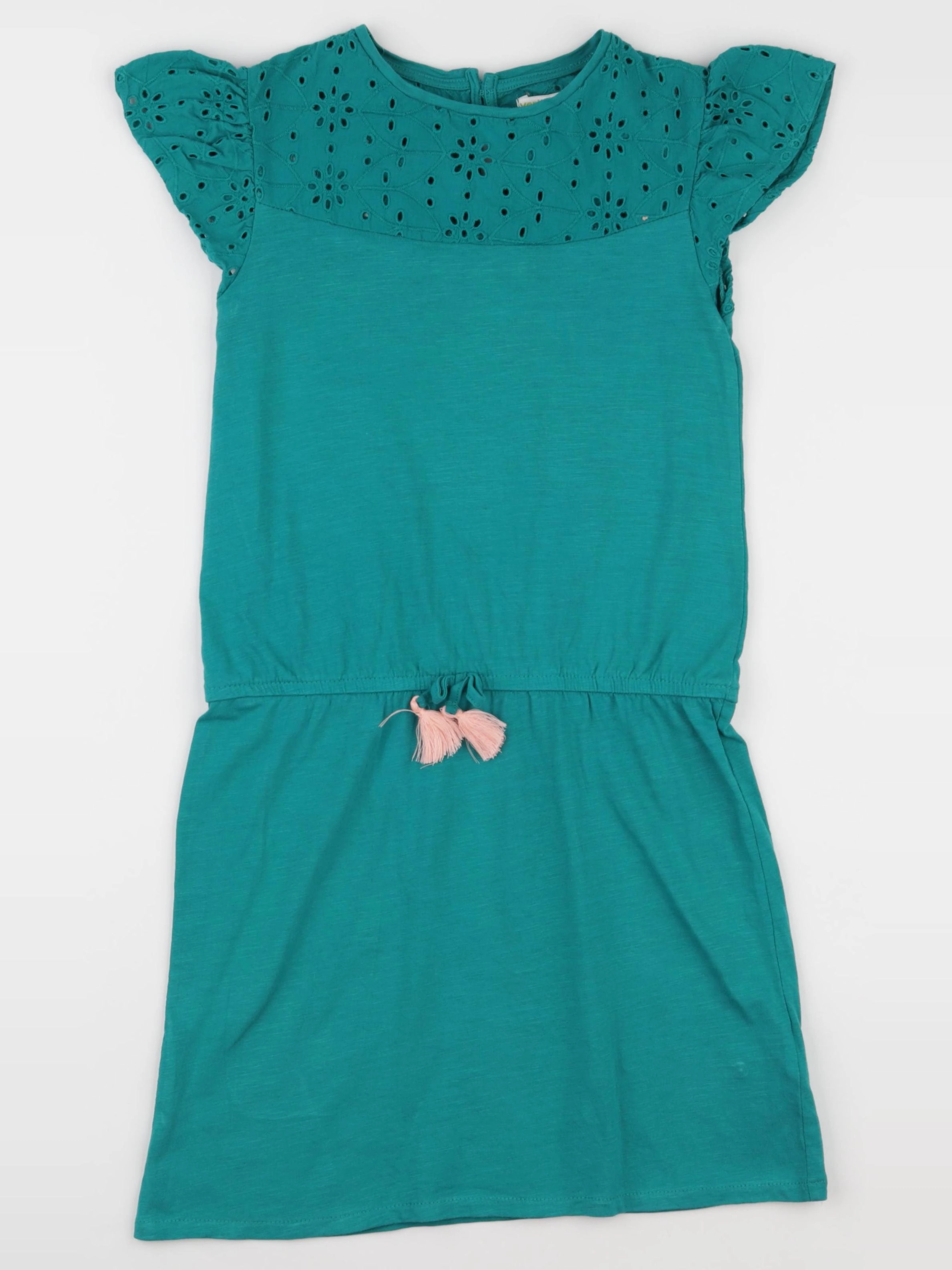 Vertbaudet - robe vert - 10 ans