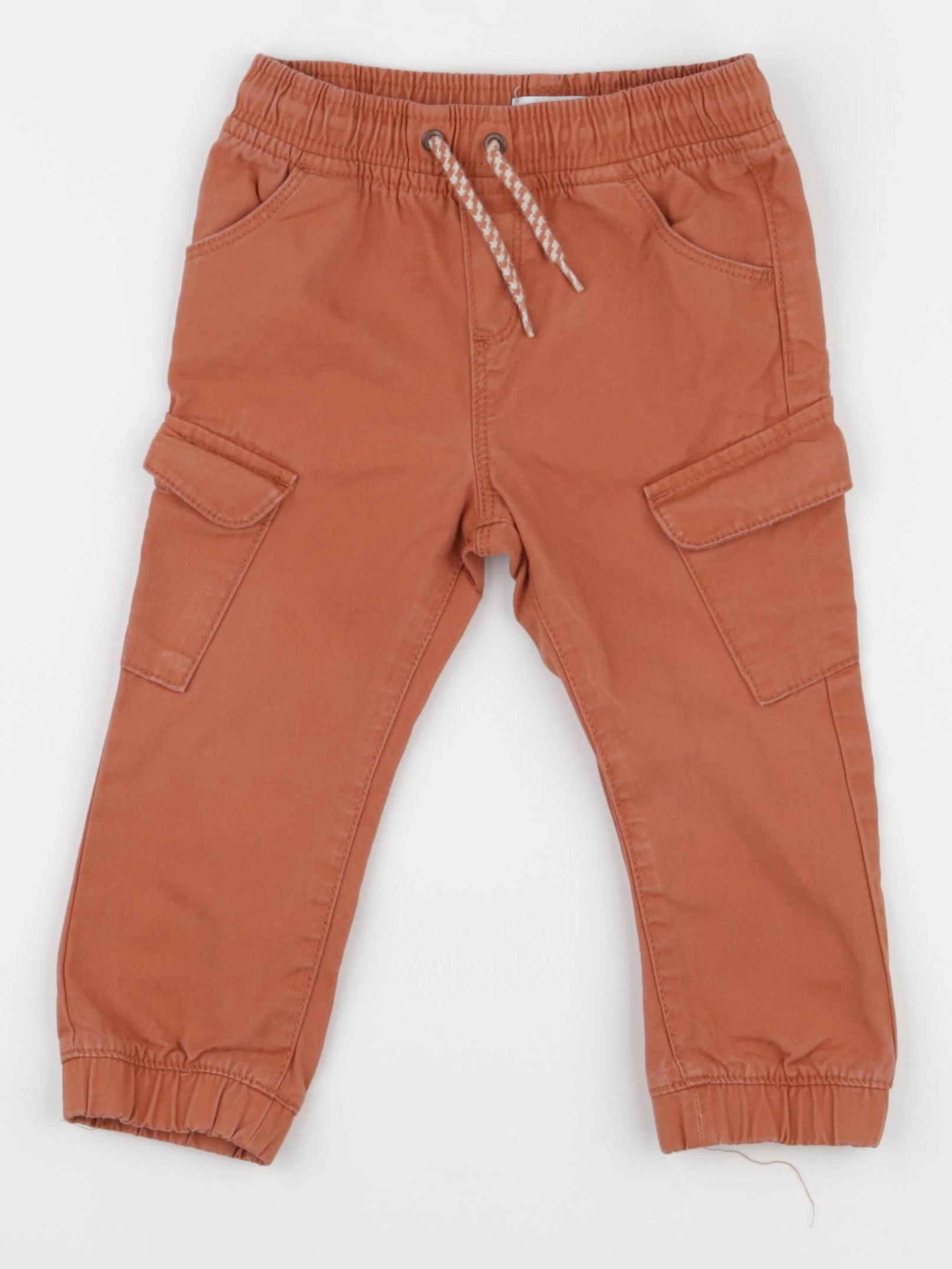 Vertbaudet - pantalon orange - 24 mois