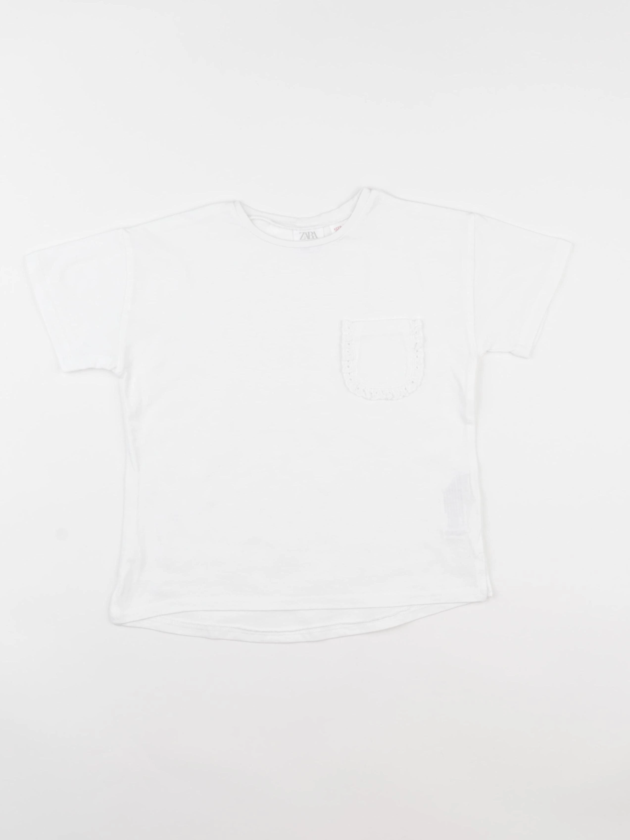 Zara - tee-shirt blanc - 3/4 ans