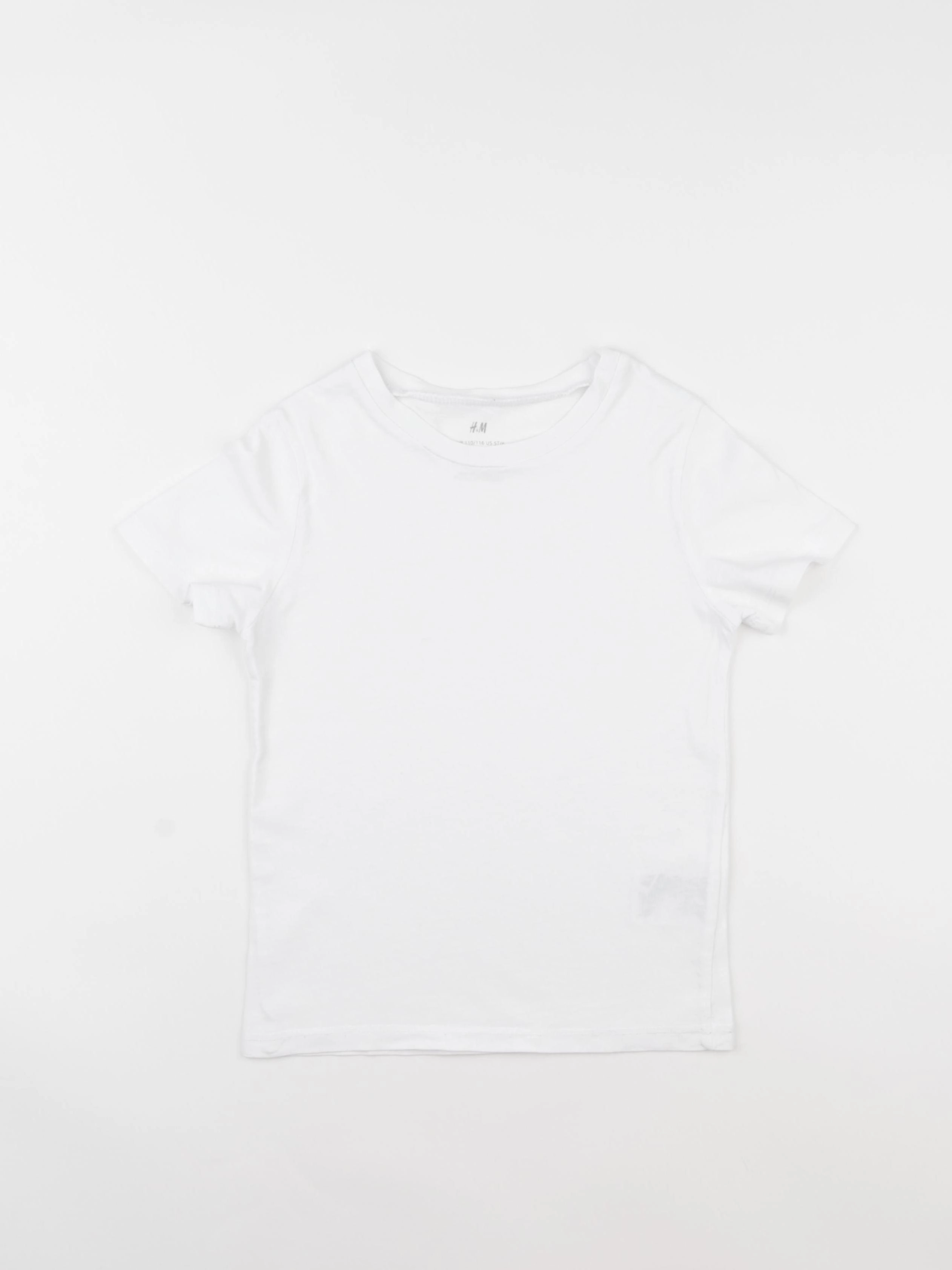 H&M - tee-shirt blanc - 4/6 ans