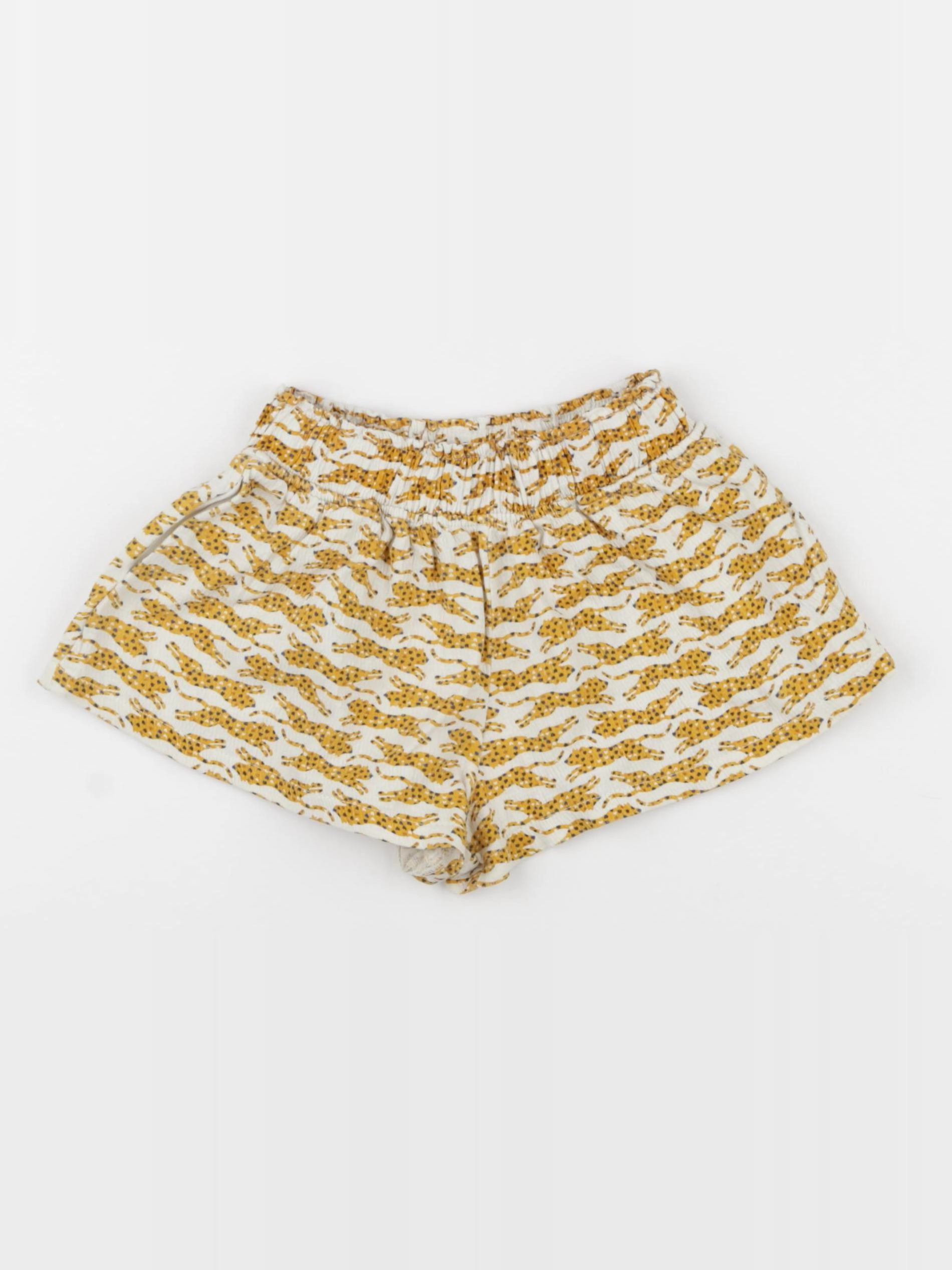 Okaidi - short jaune, beige - 3 ans