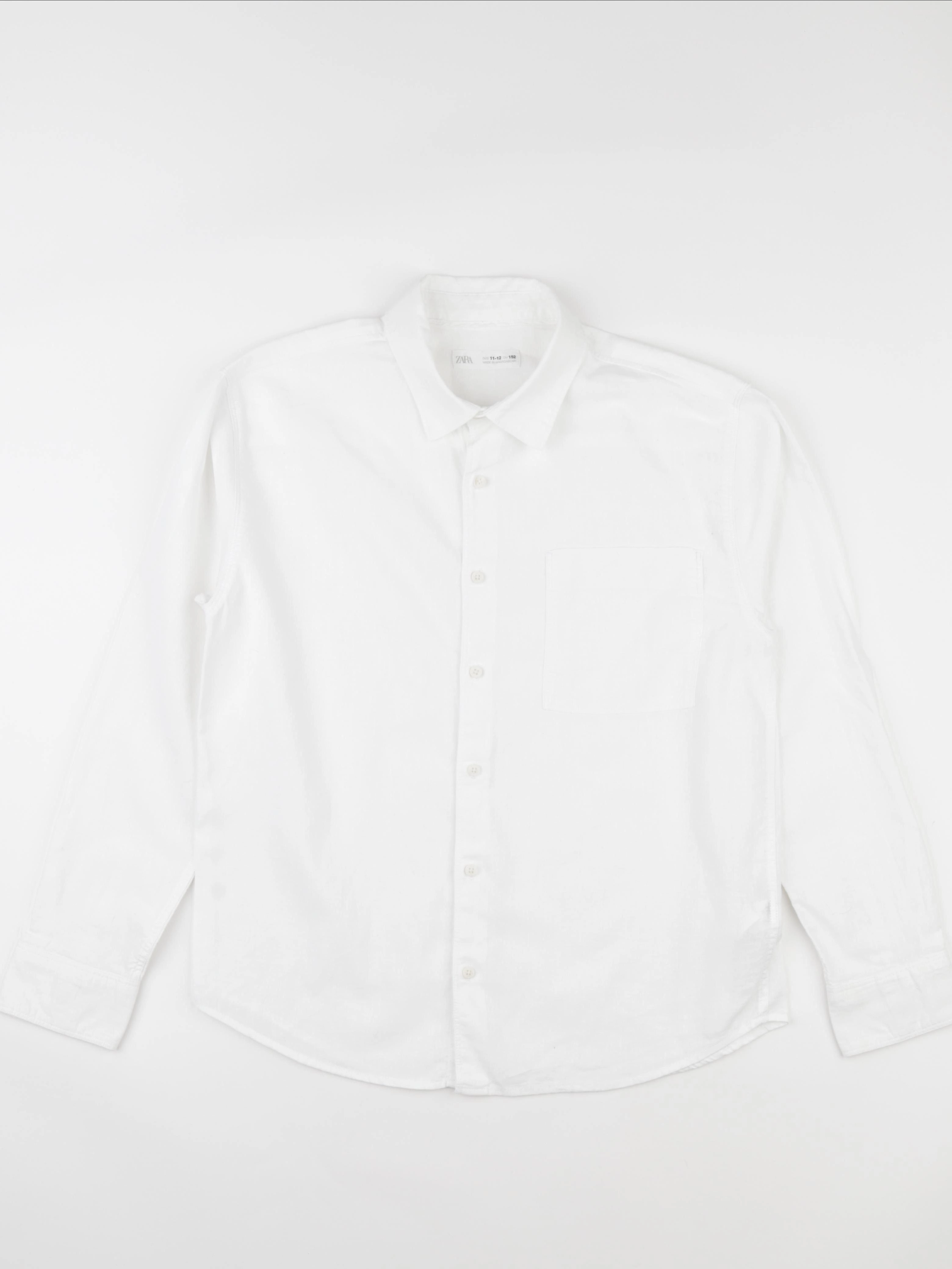 Zara - chemise blanc - 11/12 ans