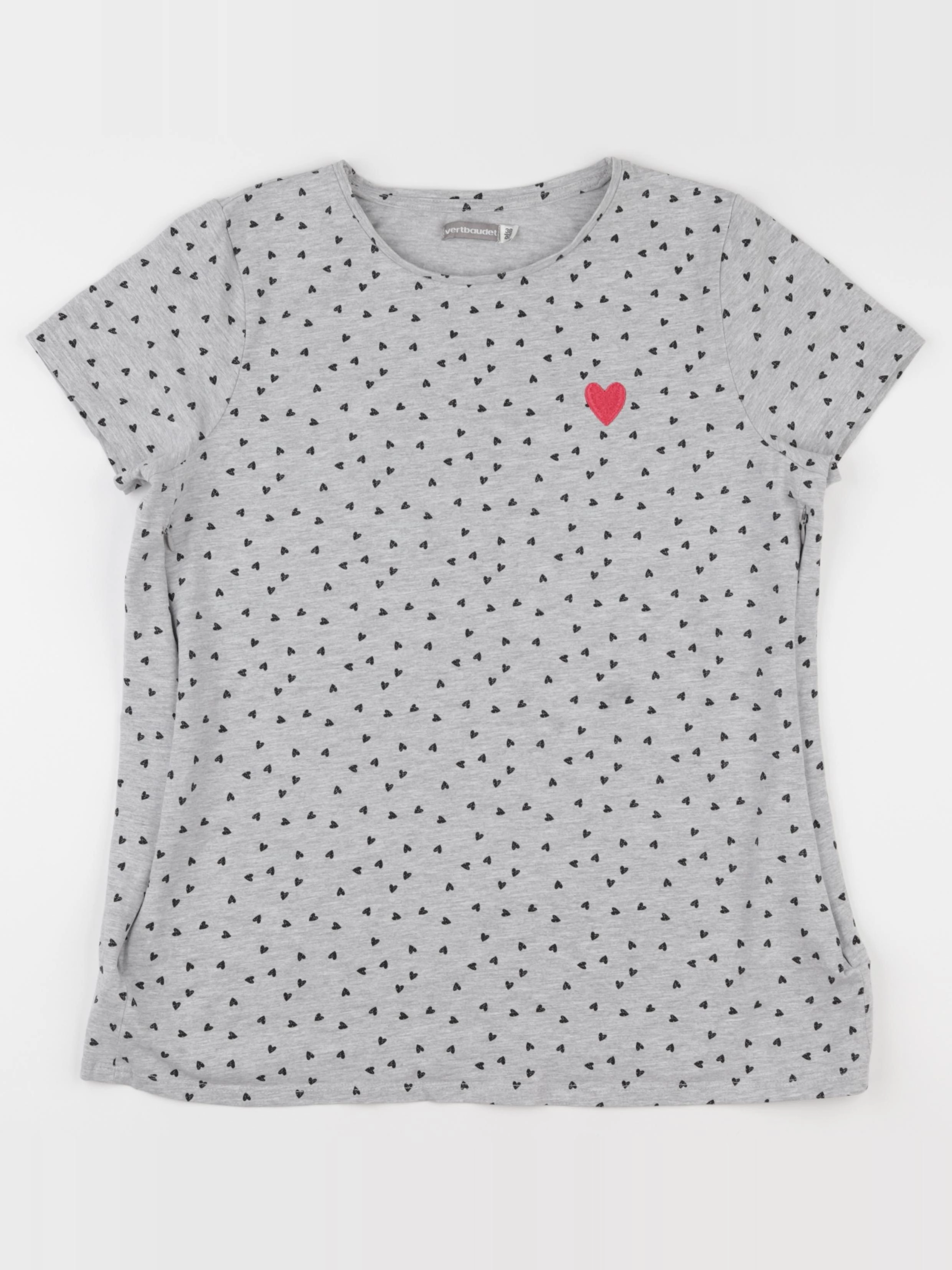 Vertbaudet - tee-shirt allaitement, grossesse gris - 38 à 40
