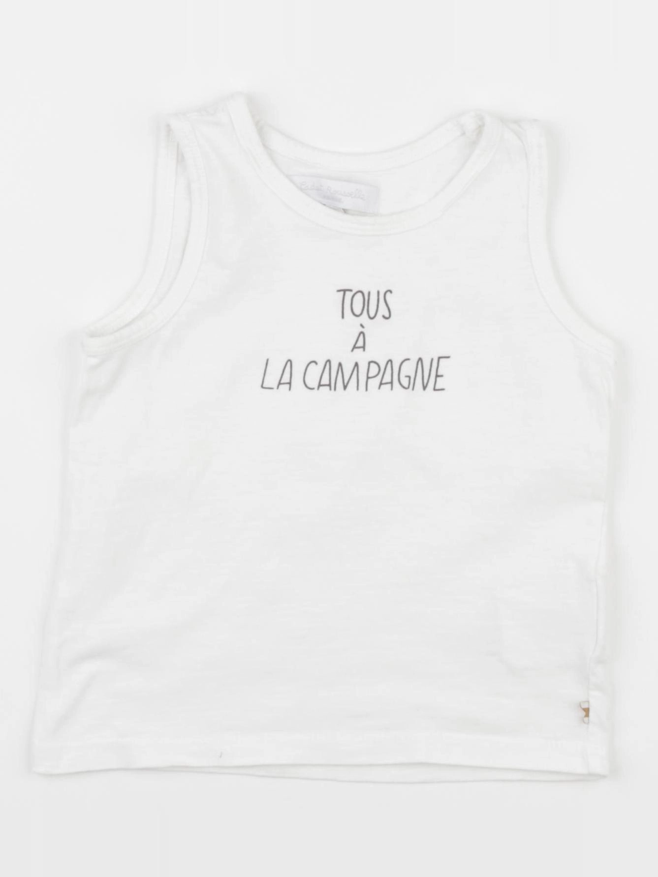 Cadet Rousselle - débardeur blanc - 24 mois