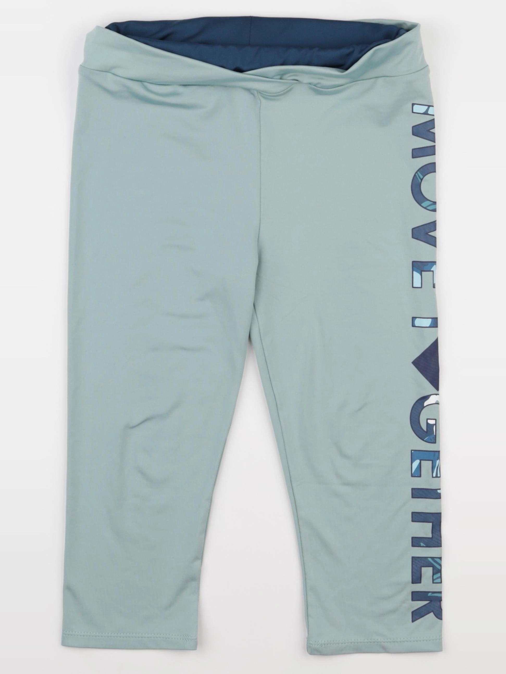 Vertbaudet - legging court vert - 10 ans