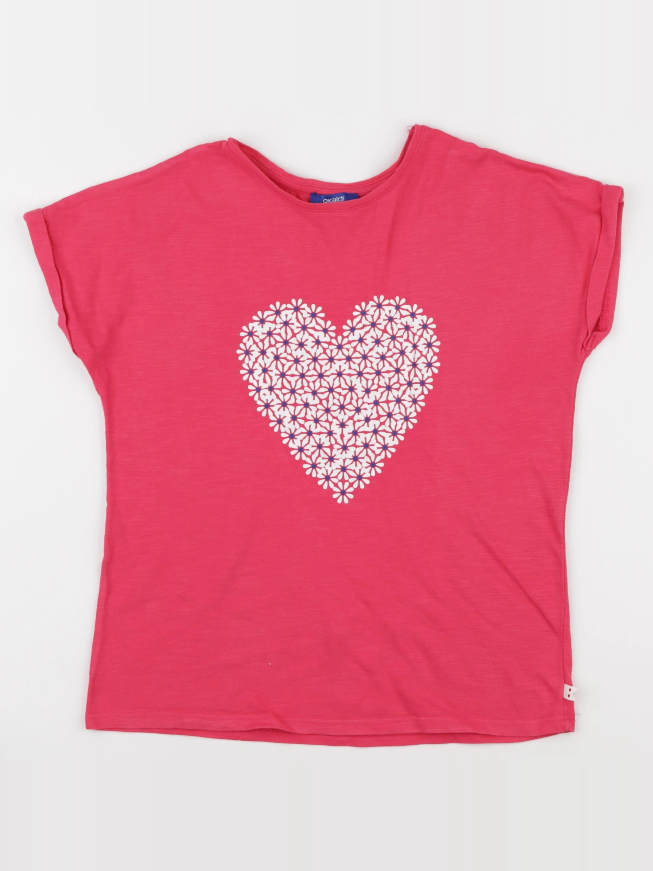 Okaidi - tee-shirt rose - 12 ans