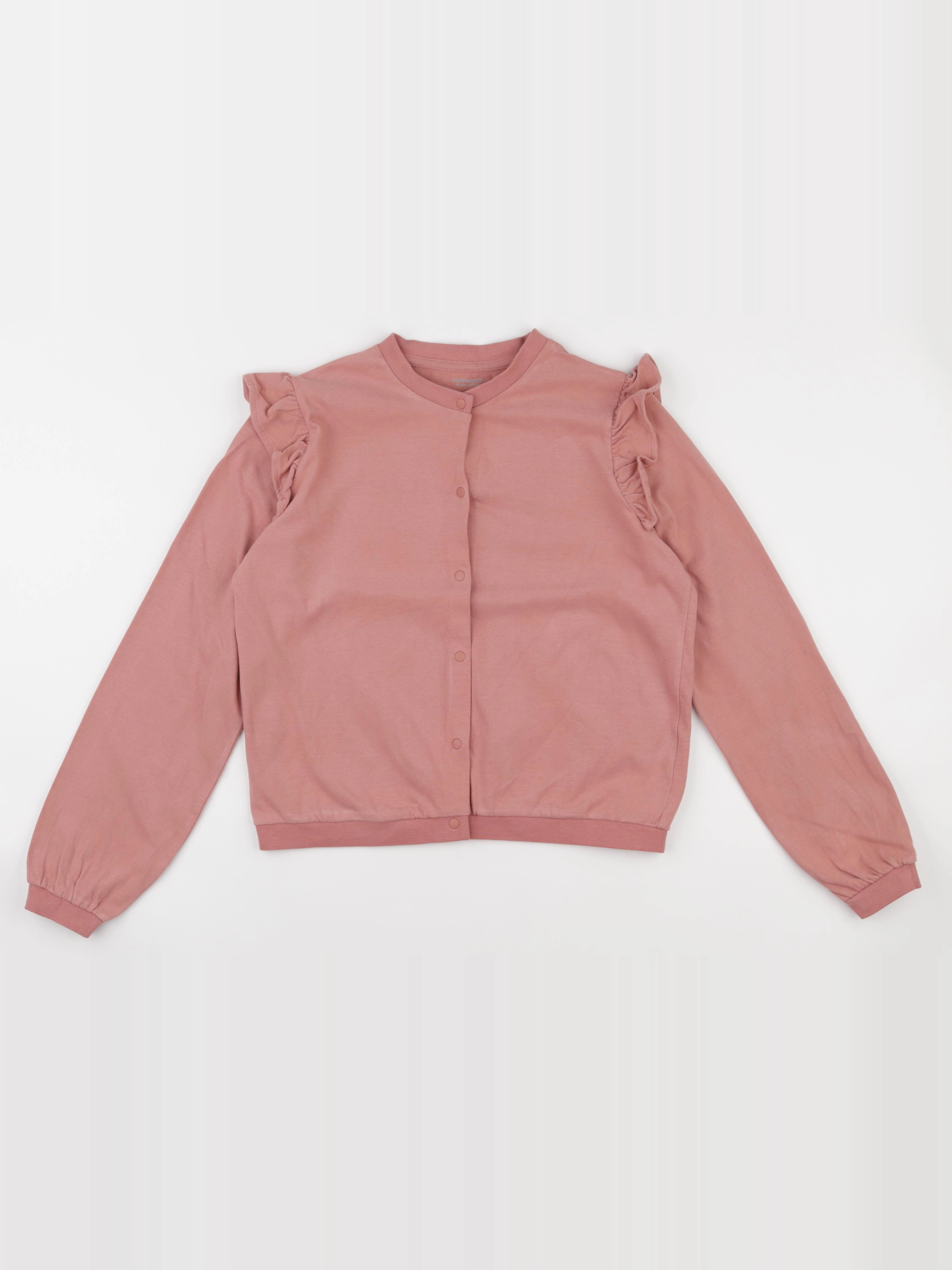 Vertbaudet - sweat rose - 12 ans