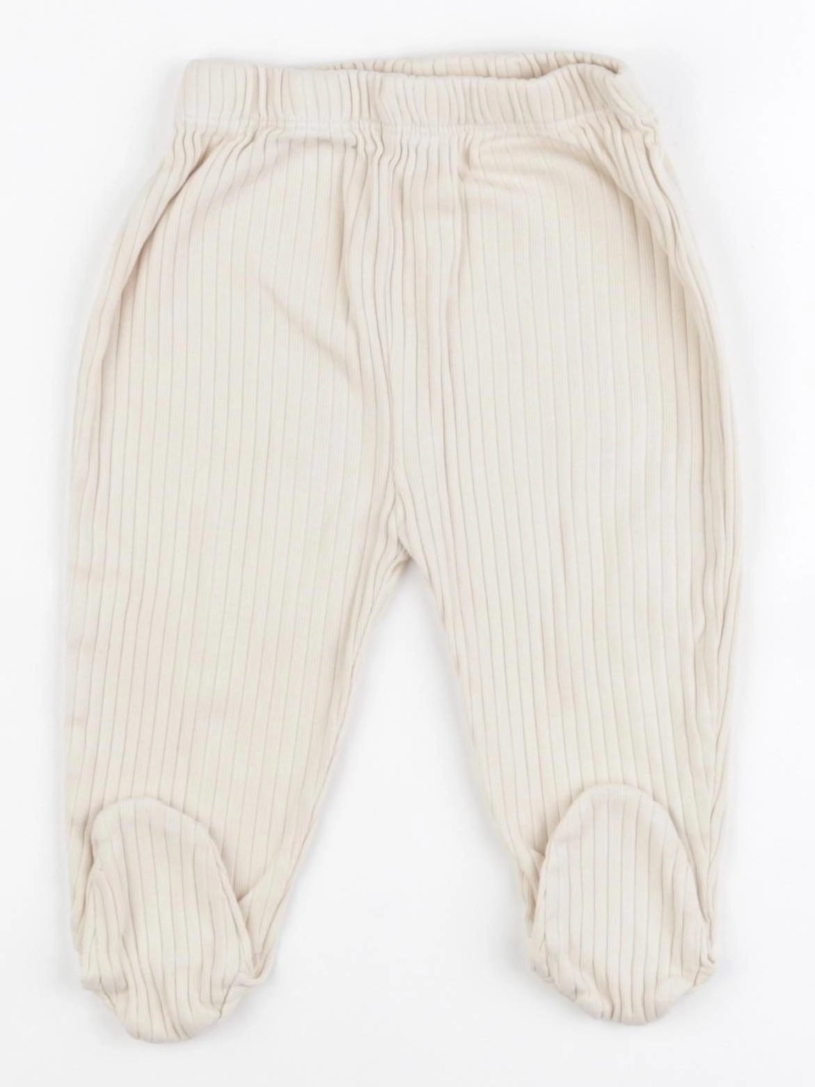 Vertbaudet - legging beige - 12 mois