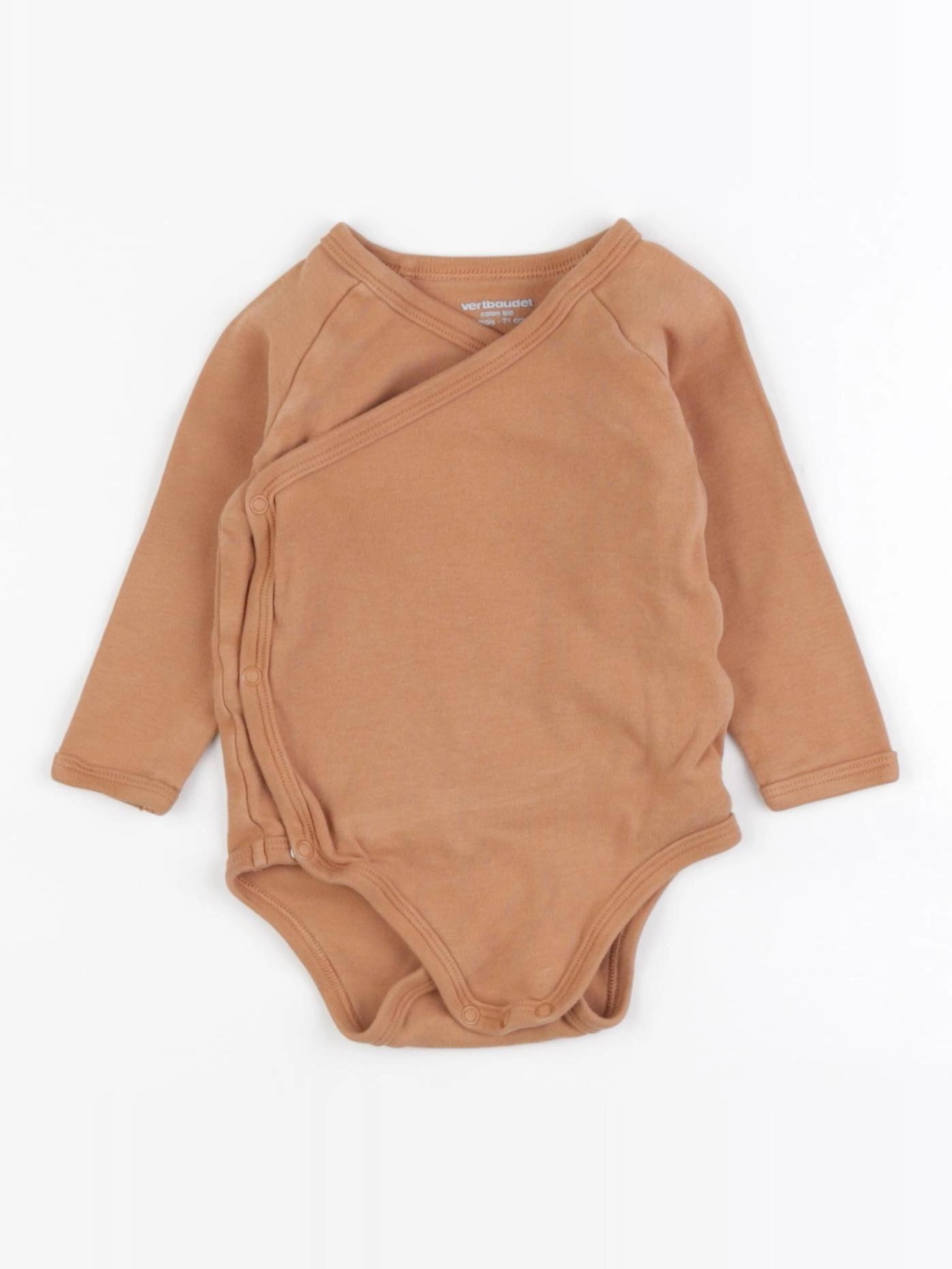 Vertbaudet - body marron - 9 mois