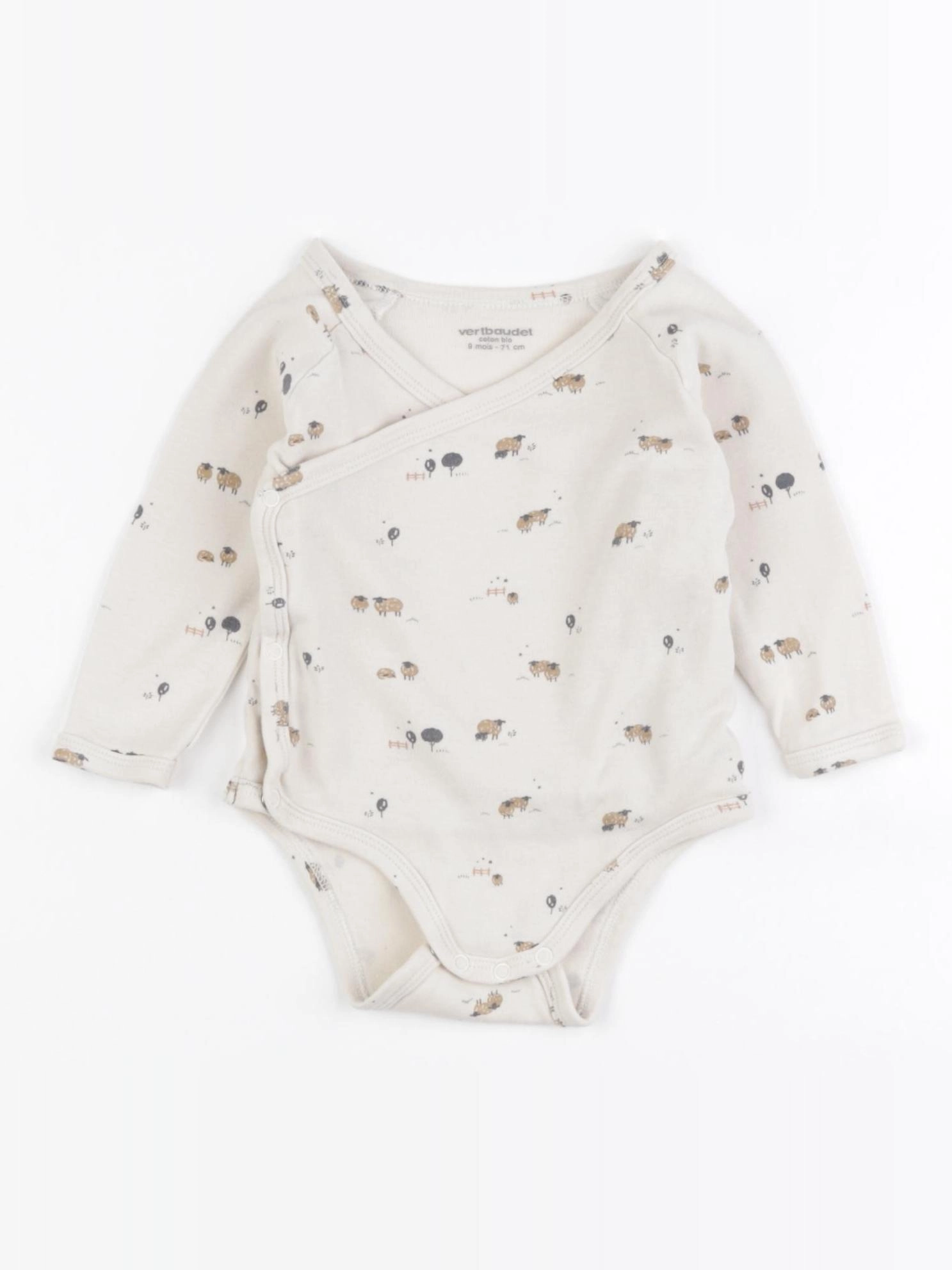 Vertbaudet - body multicolore - 9 mois