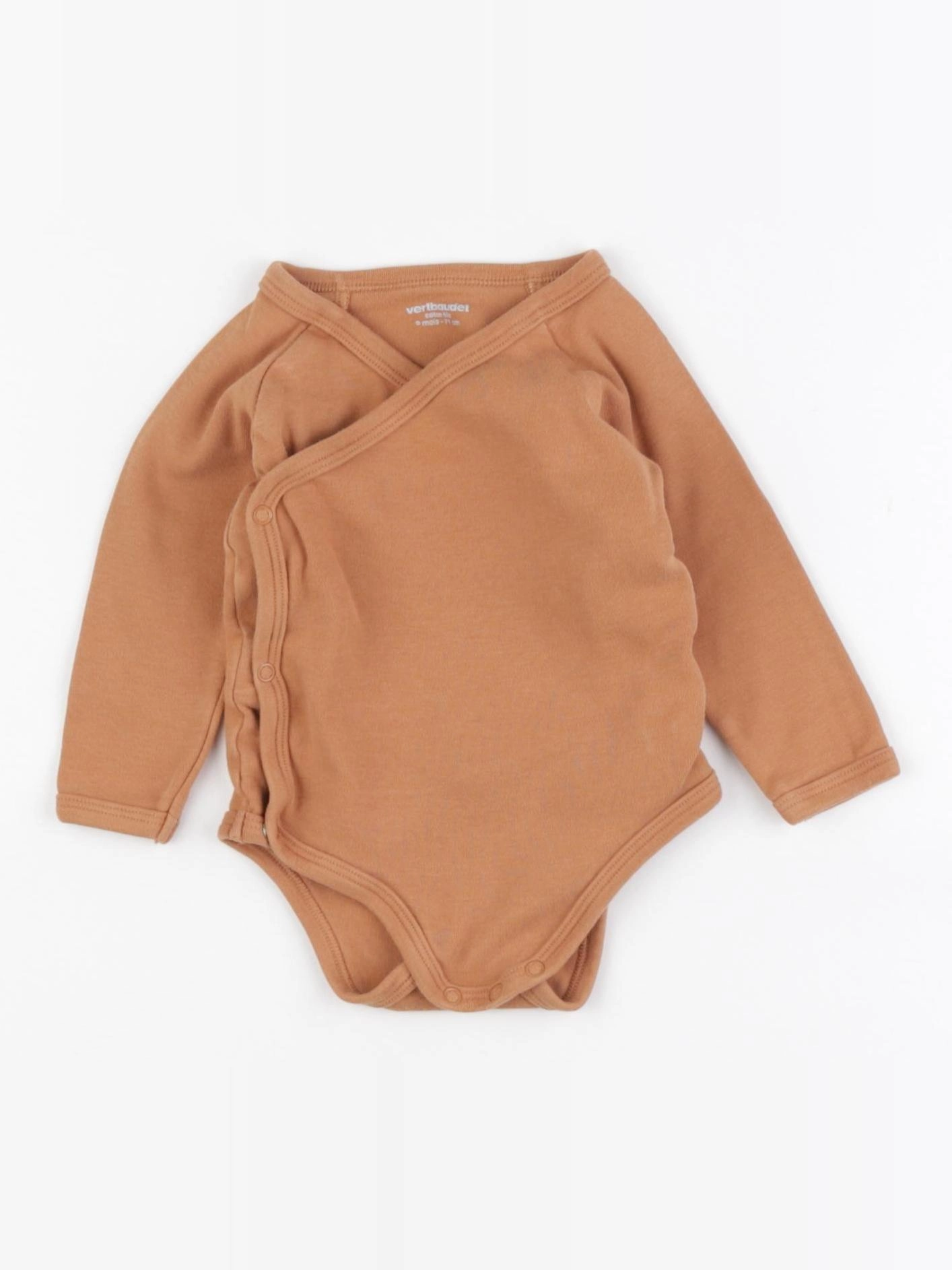 Vertbaudet - body marron - 9 mois