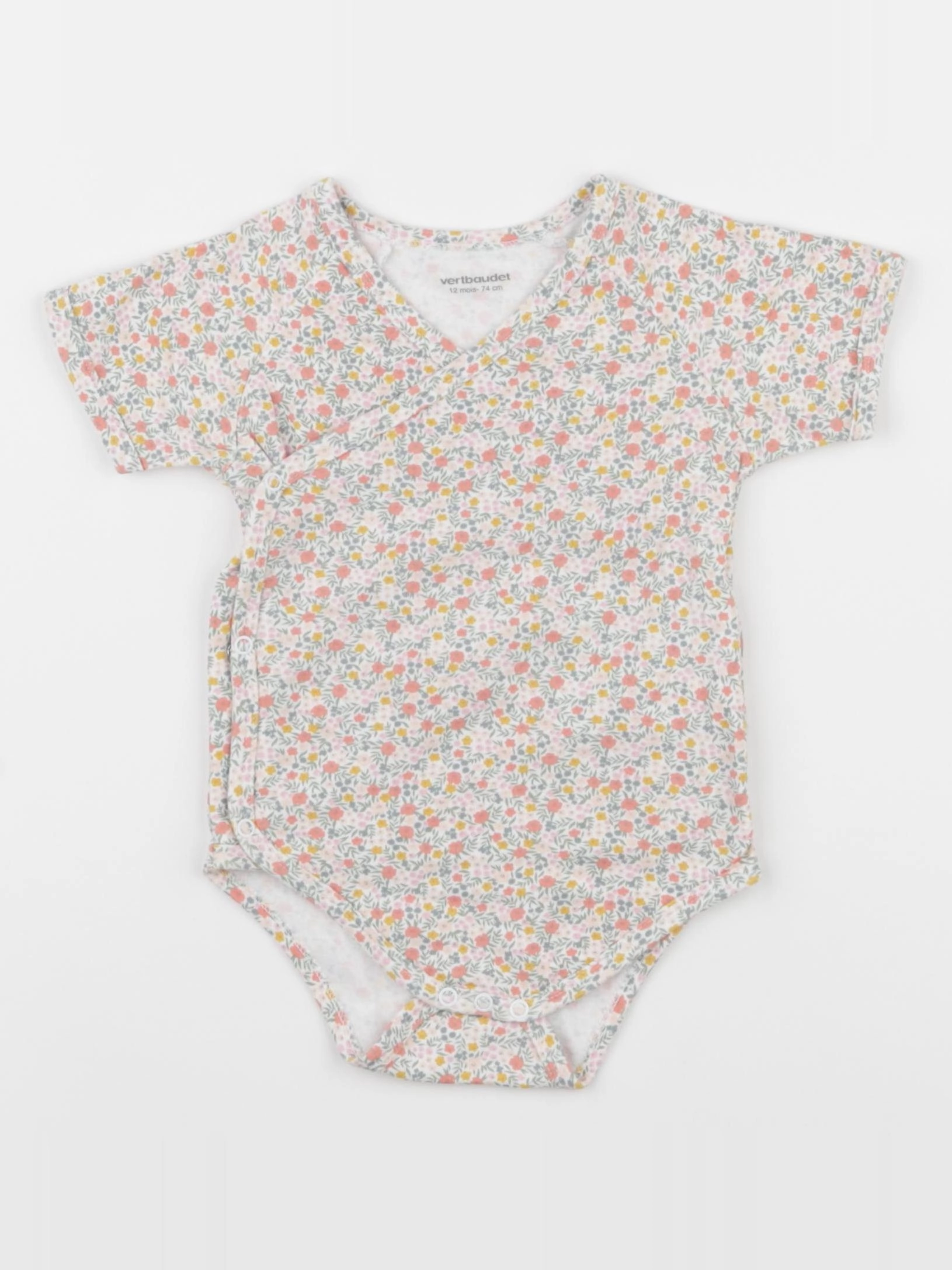 Vertbaudet - body multicolore - 12 mois