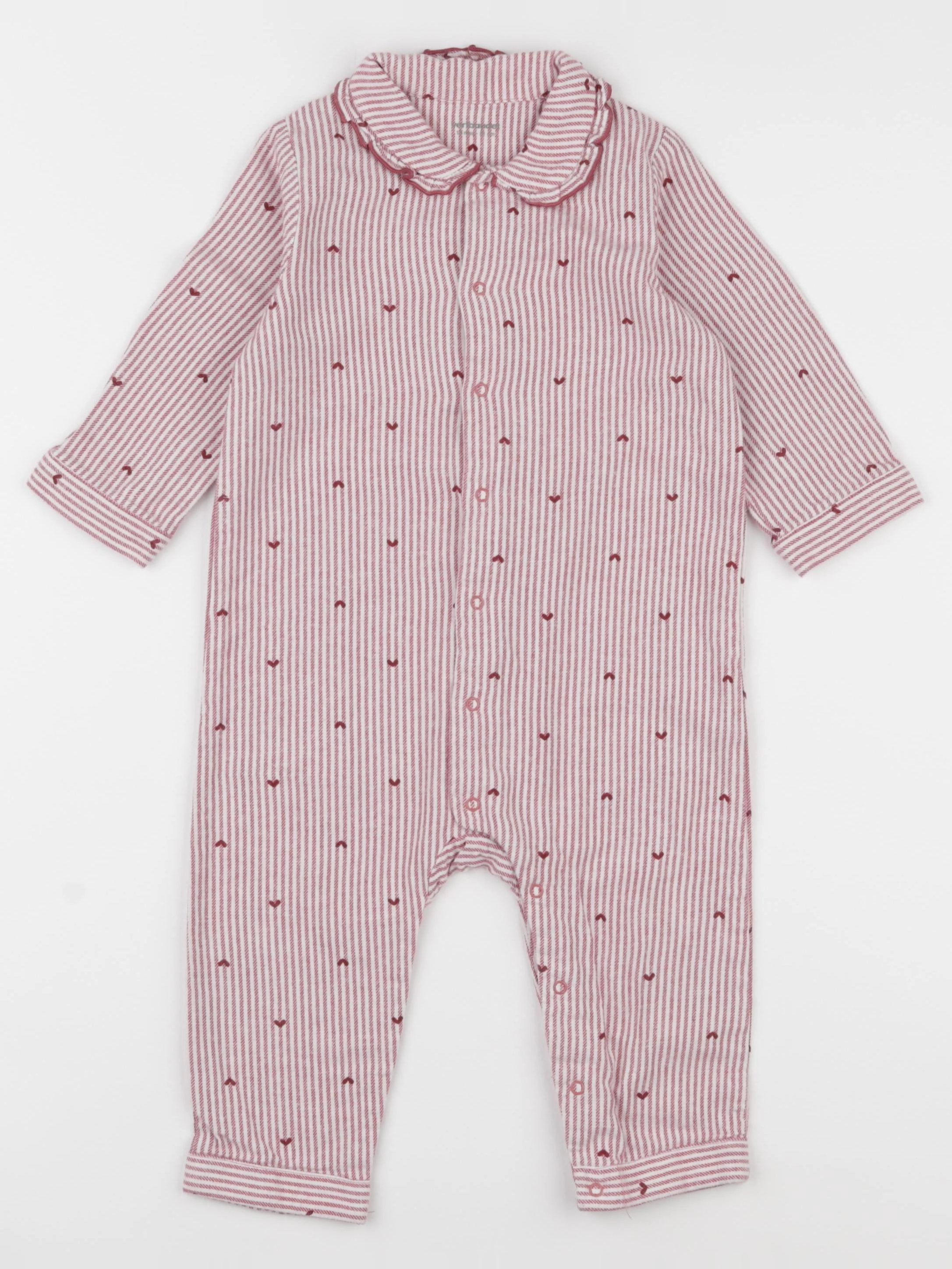 Vertbaudet - pyjama coton rose - 18 mois