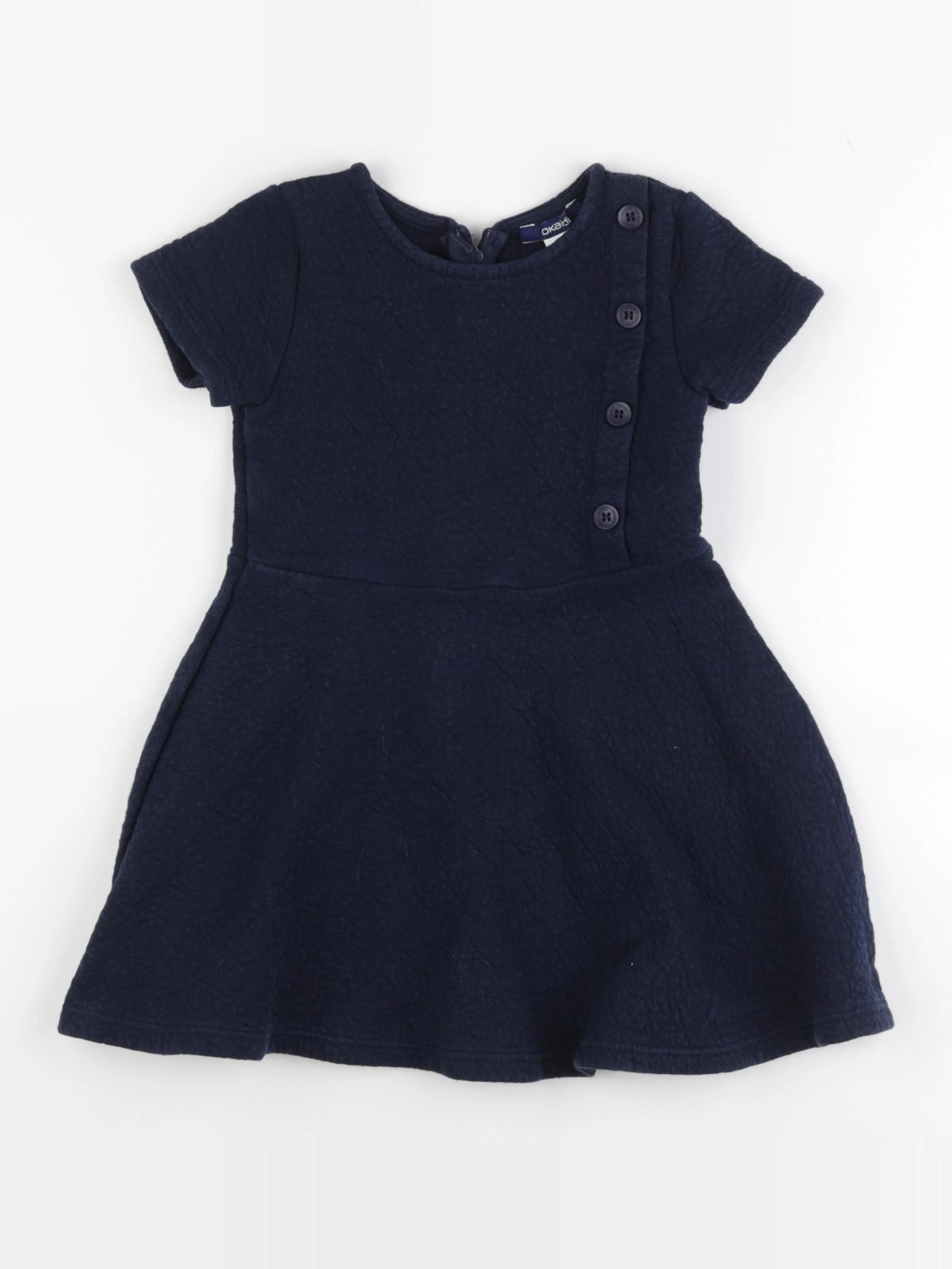 Okaidi - robe bleu - 4 ans