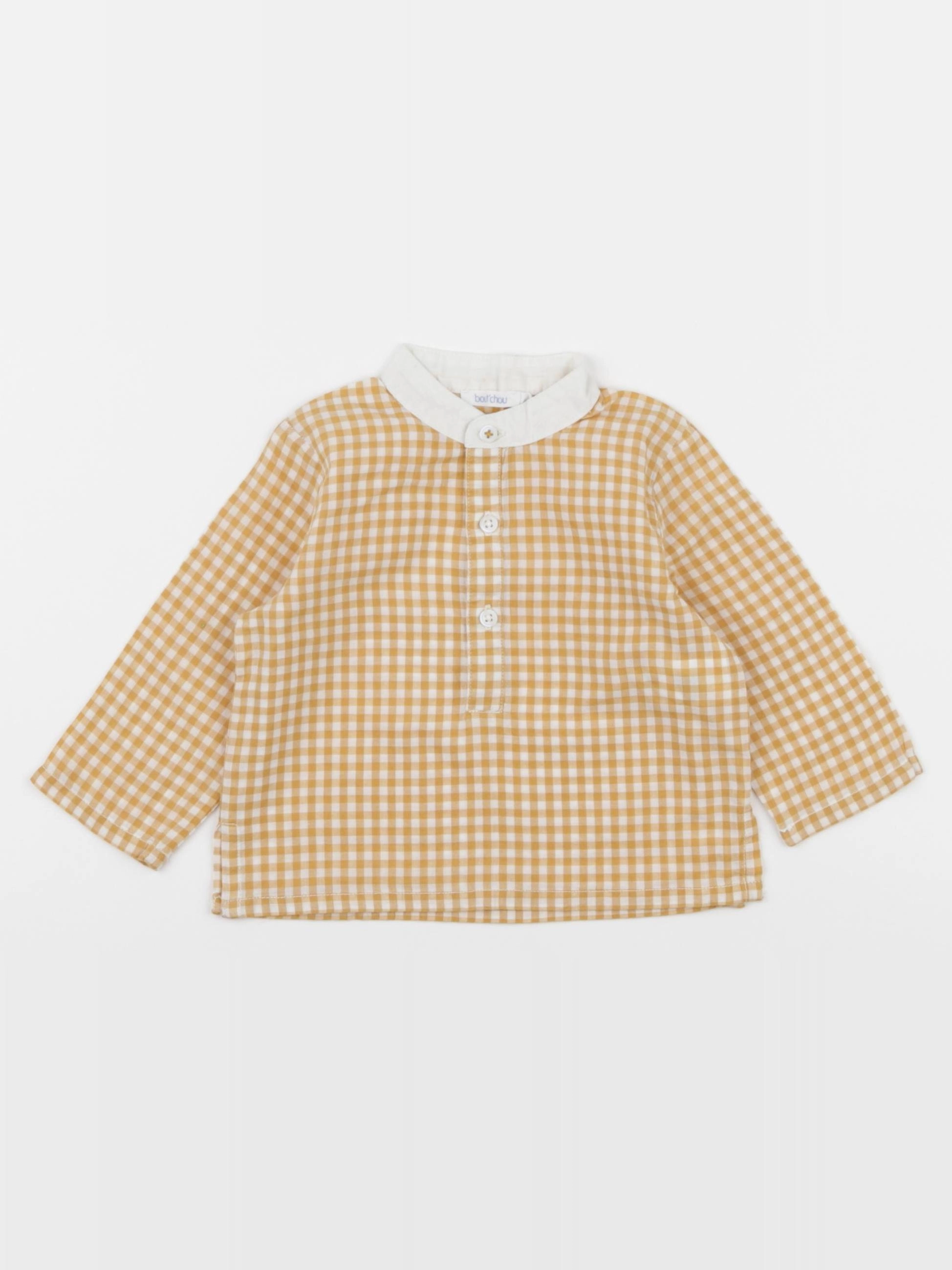 Boutchou - chemise jaune - 6 mois