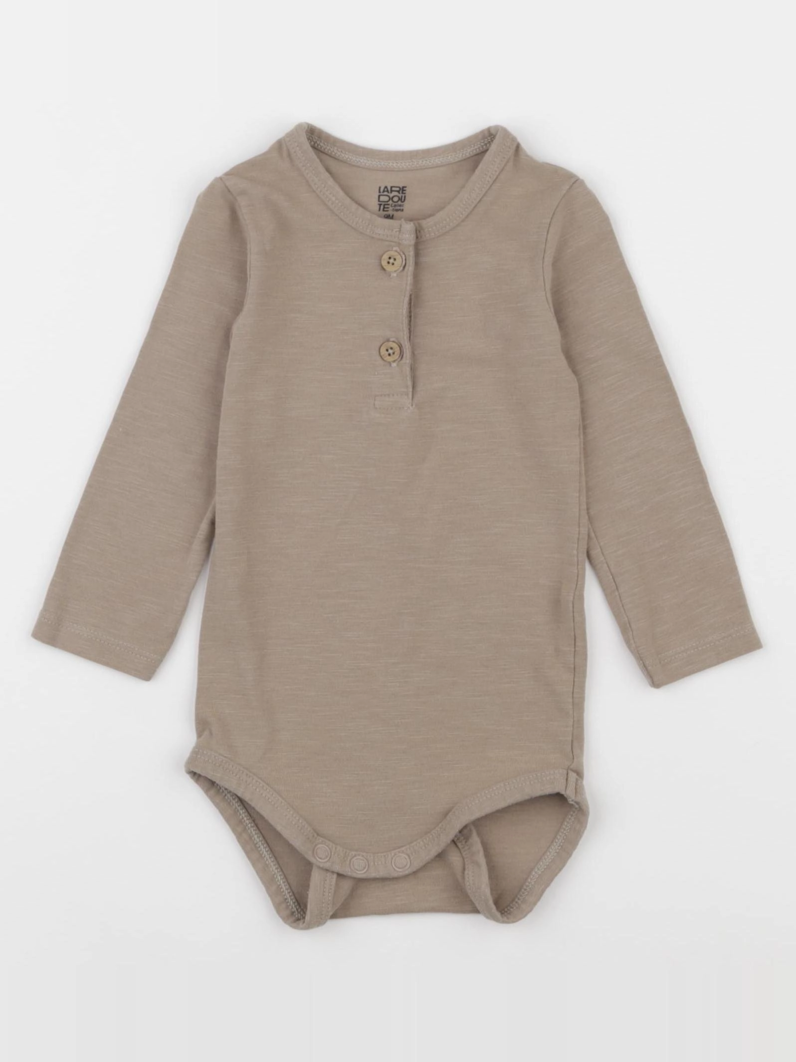 La Redoute - body marron - 9 mois