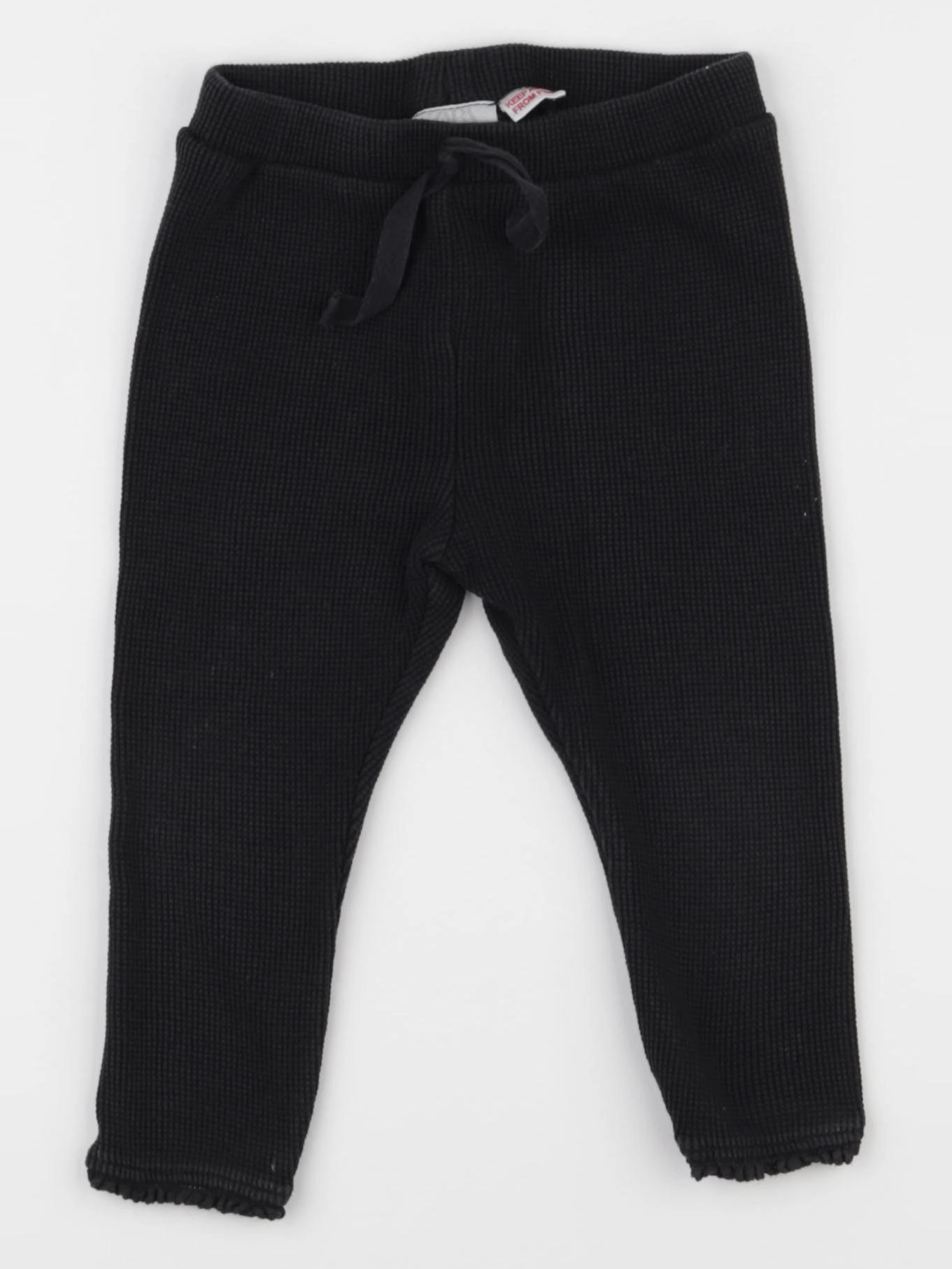Zara - legging noir - 9/12 mois